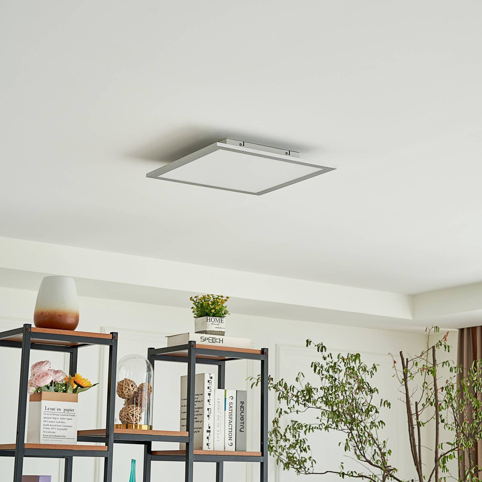 Lindby LED Panel Livel, Enthalten, LED 27 W gesamt, Farbwechsel warmweiß / tageslicht