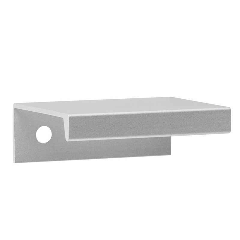 SO-TECH® Möbelgriff, Griffleiste Griff JANE Aluminium schwarz weiß oder chrom BA 32 - 96 mm incl. Schrauben