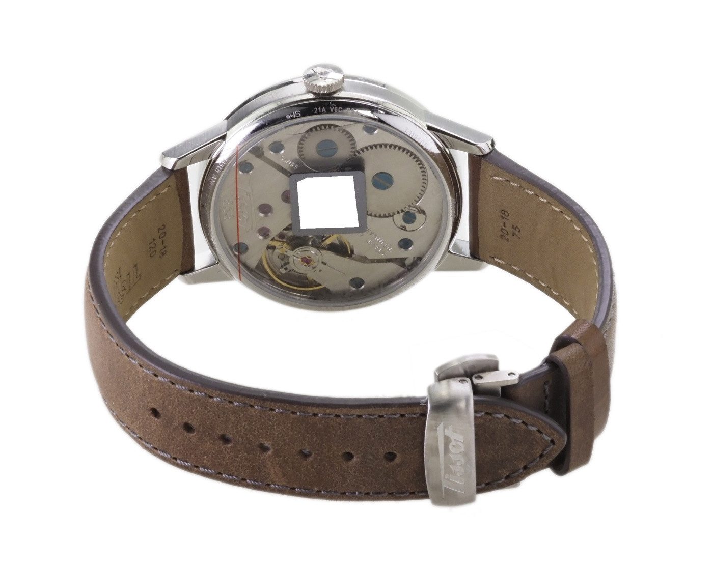 Tissot Automatikuhr Tissot Herren Automatik Uhr Heritage Petite Seconde T1194051603701, (Schwarz)