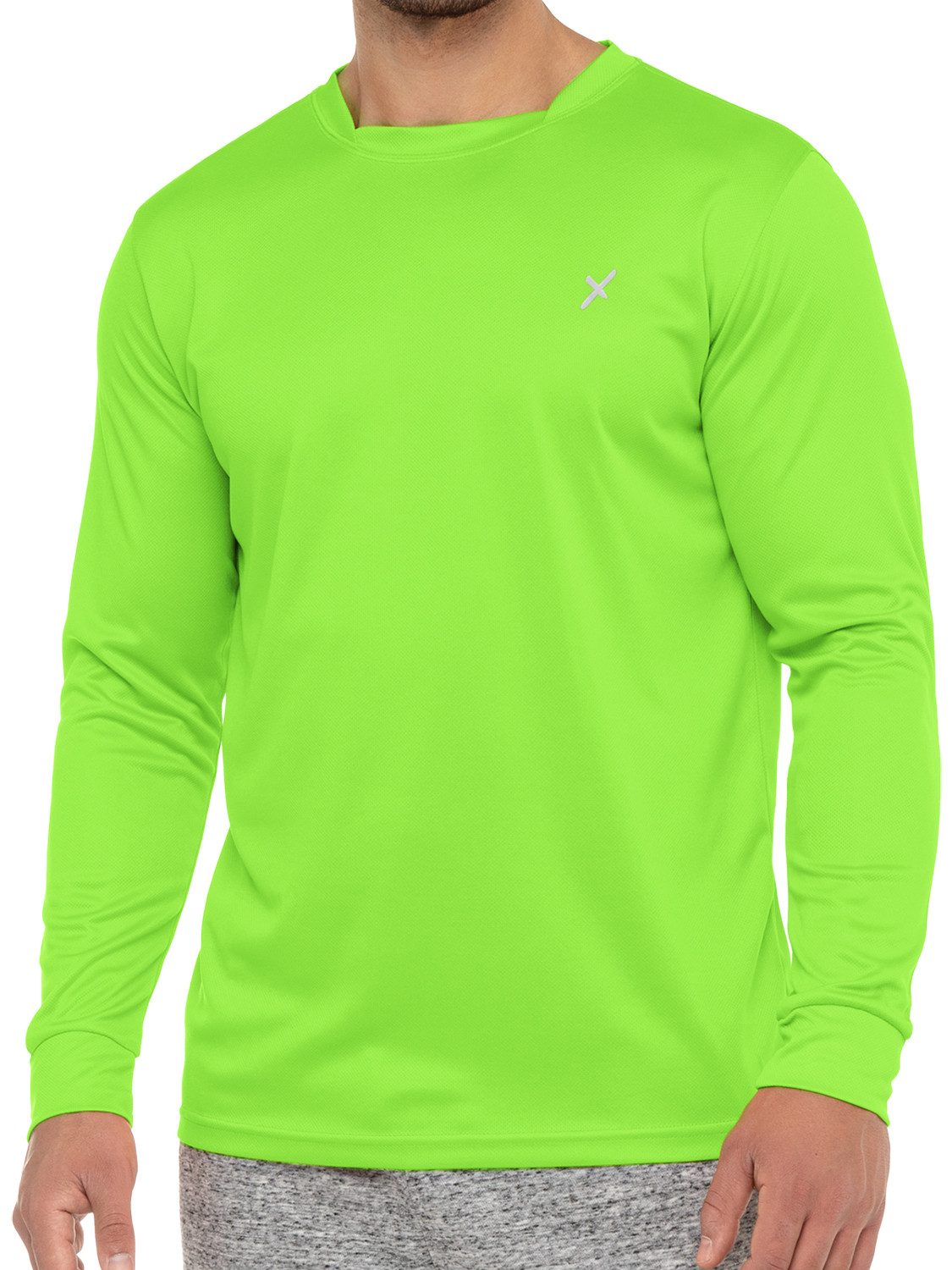 CFLEX Trainingsshirt Sport Herren Fitness Shirt Langarm, Quickdry Longsleeve