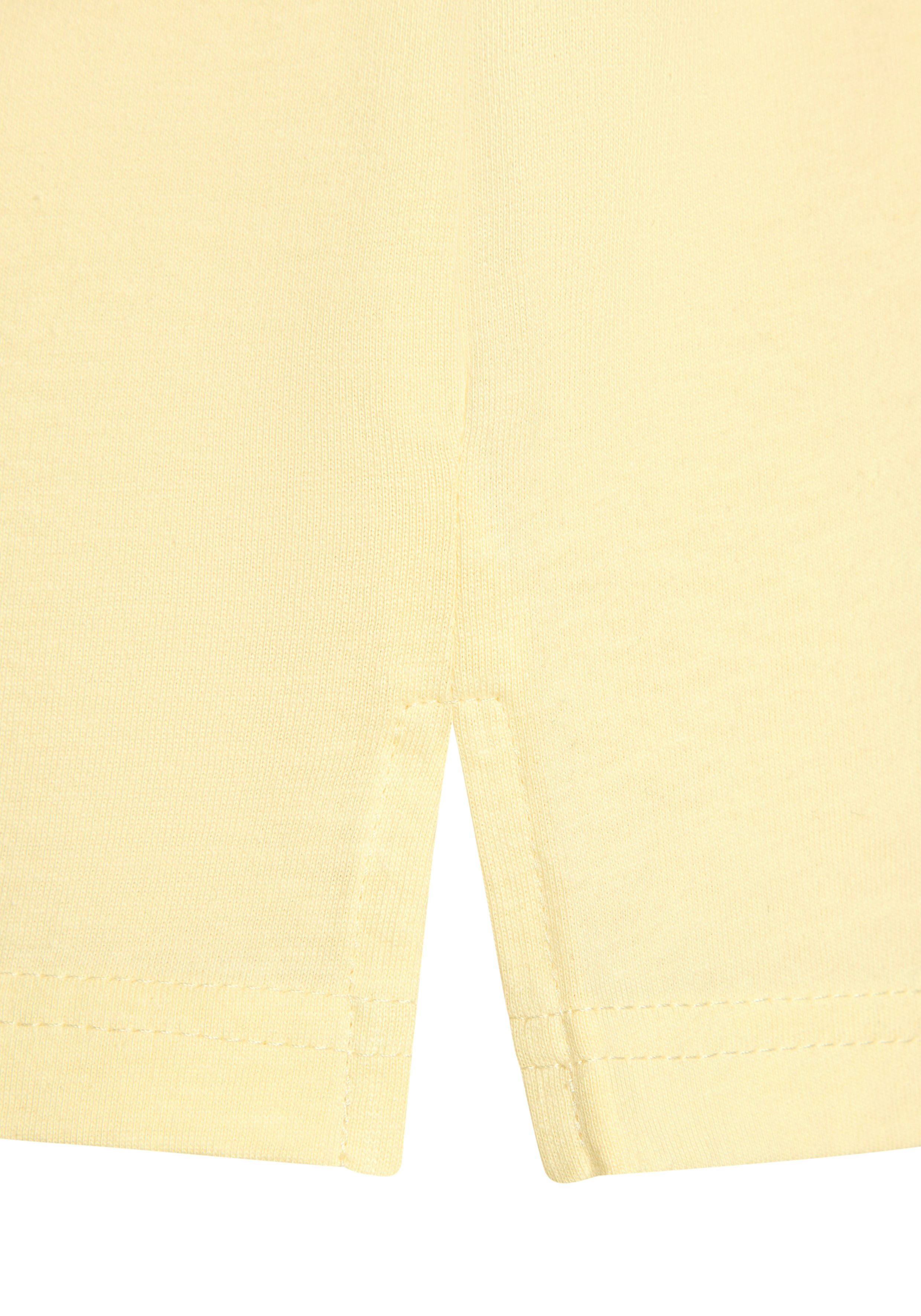 T-Shirt mit modischem Schlitz am Saum