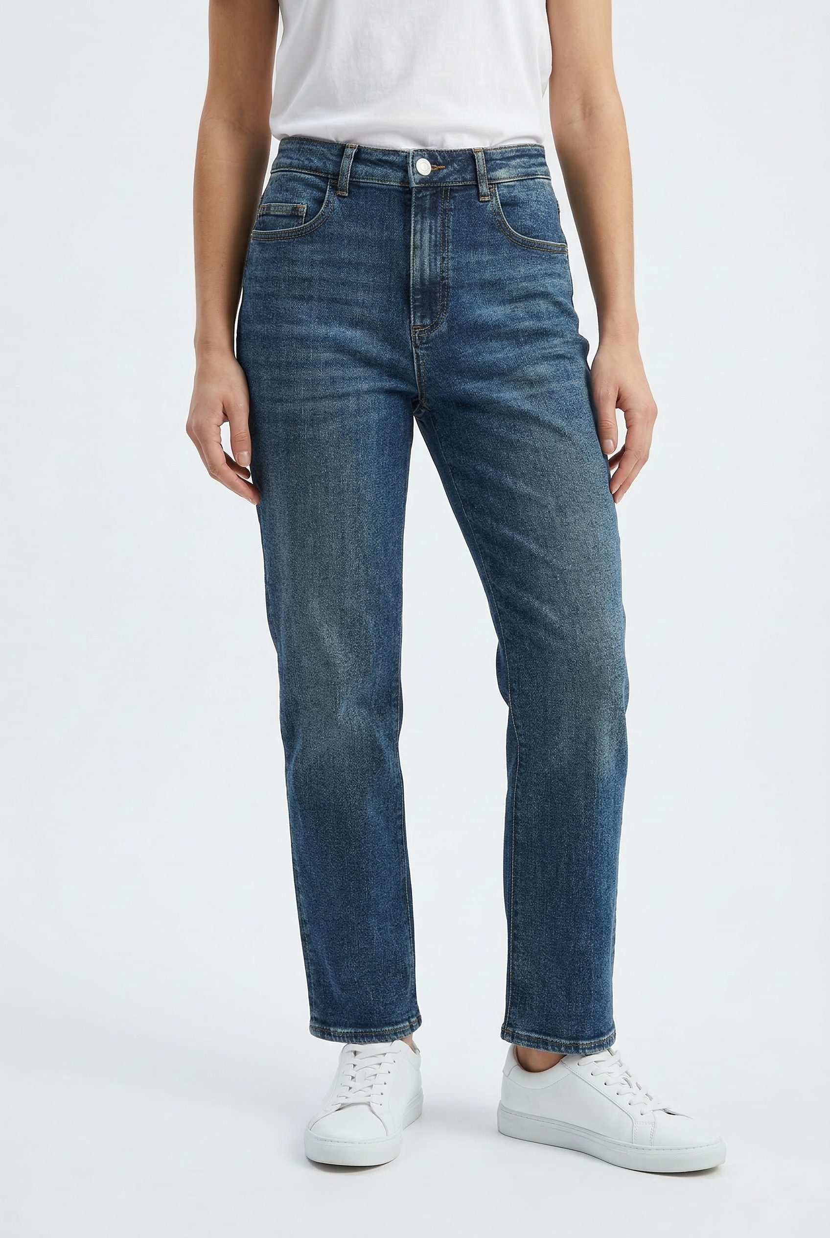 Vero Moda Skinny-fit-Jeans VMROSIE MR SLIM ANK J NOOS RA3047