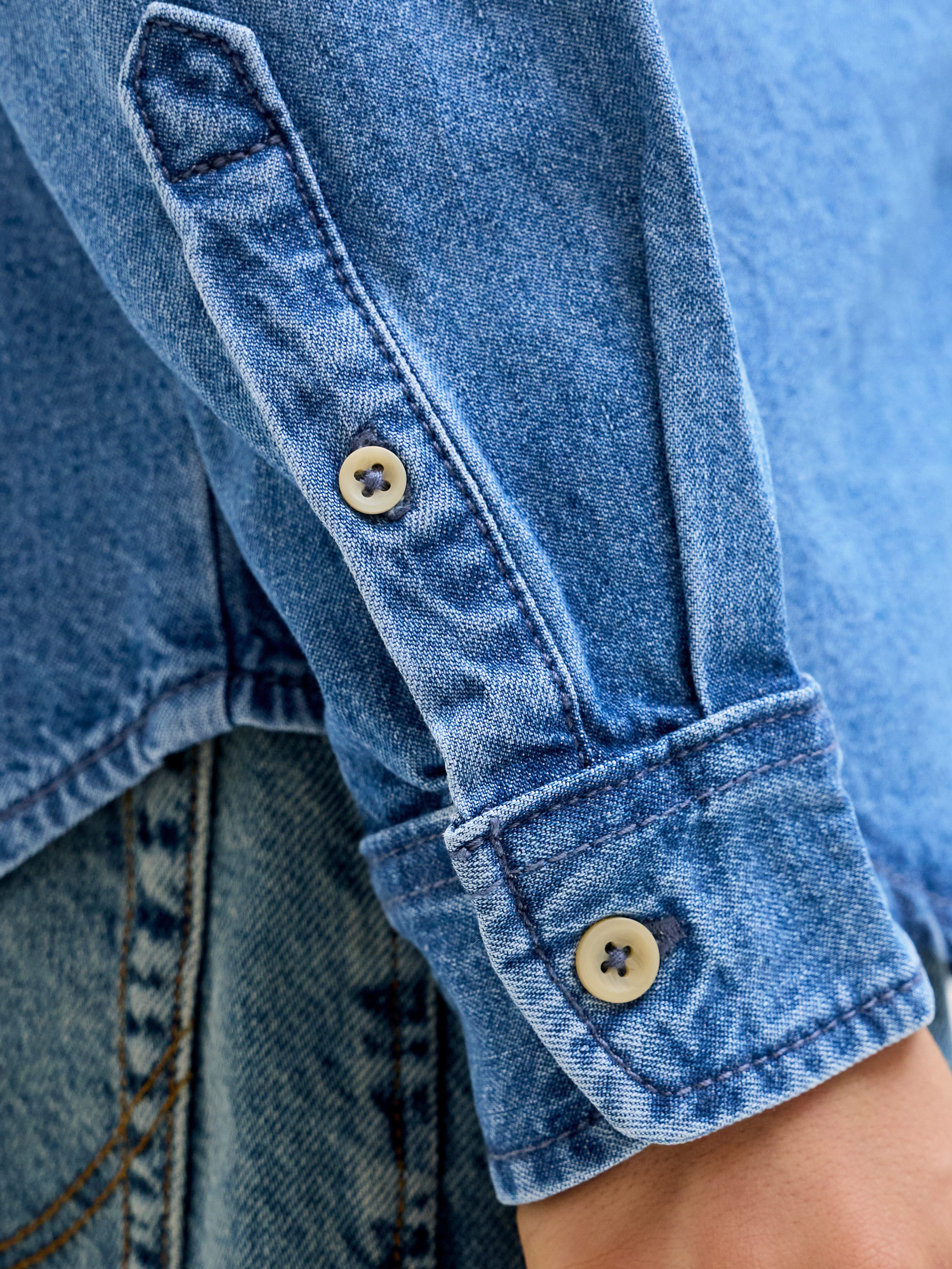 Jack & Jones Junior Jeanshemd JJESTANLEY JJSHIRT AT 021 NOOS JNR