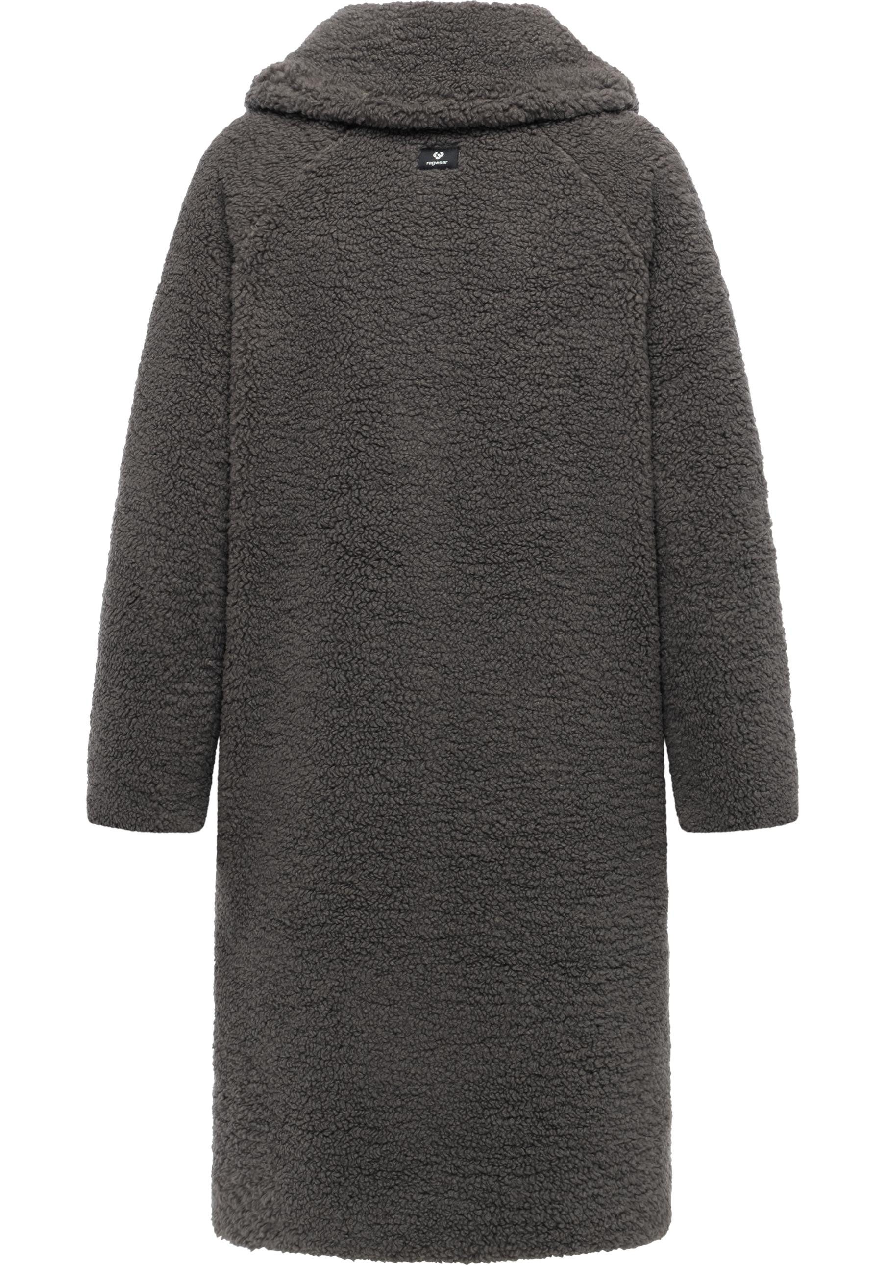 Ragwear Fellimitatmantel Tedyco YOUMODO flauschige Übergangsjacke aus kuscheligem Teddyfleece