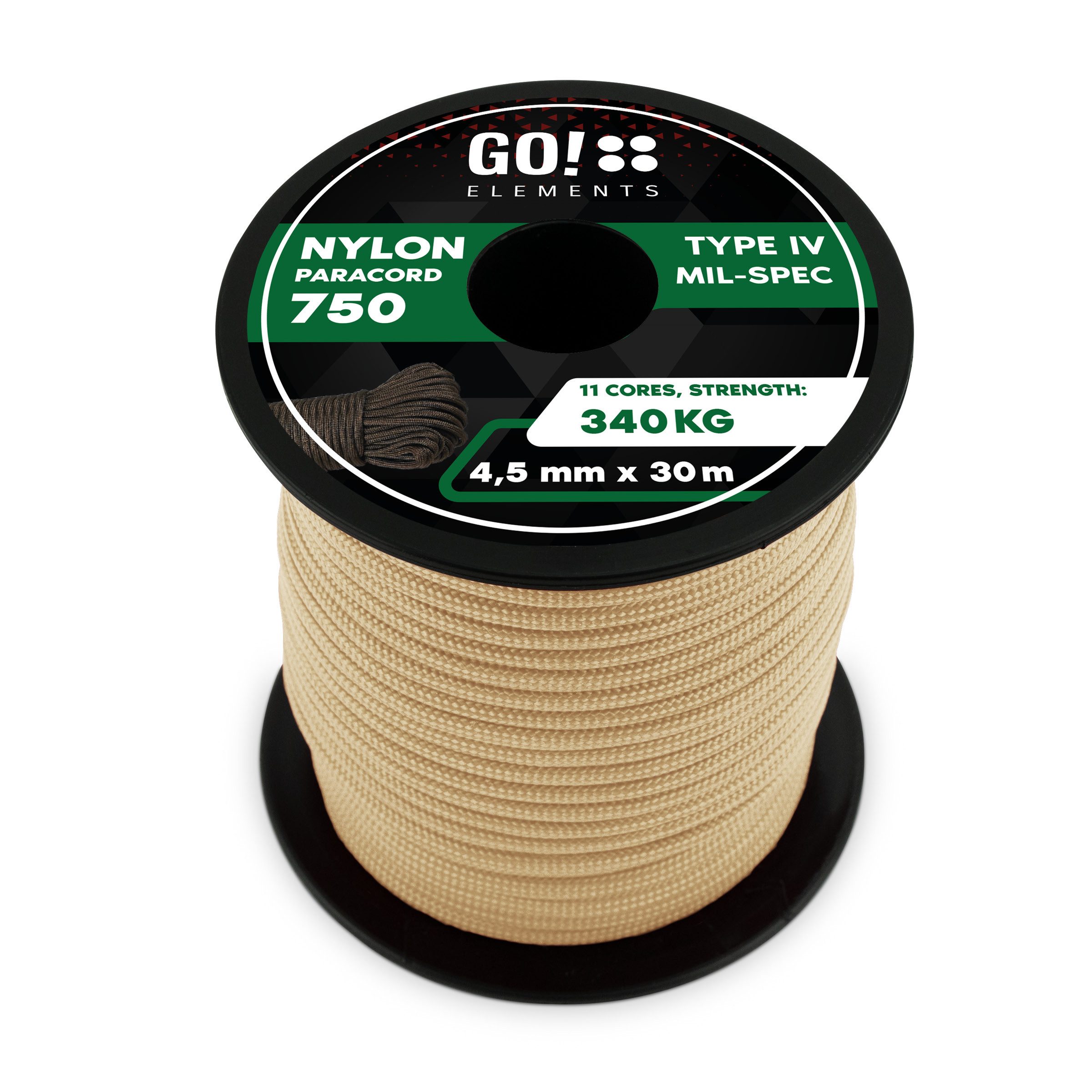 GO!elements Paracord 750 - 4,5mm Seil günstig online kaufen