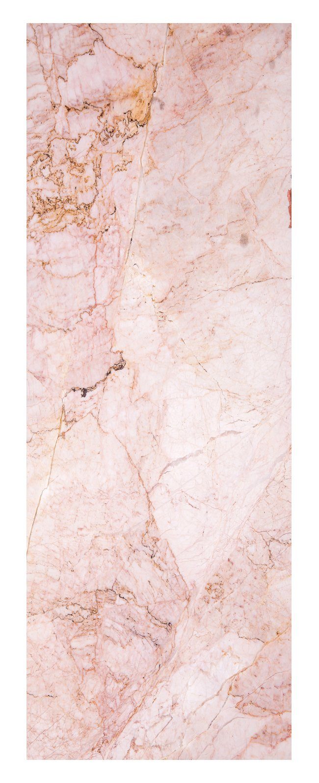 queence Vinyltapete Marmor-Rosa, Steinoptik, 90 x 250 cm, selbstklebend