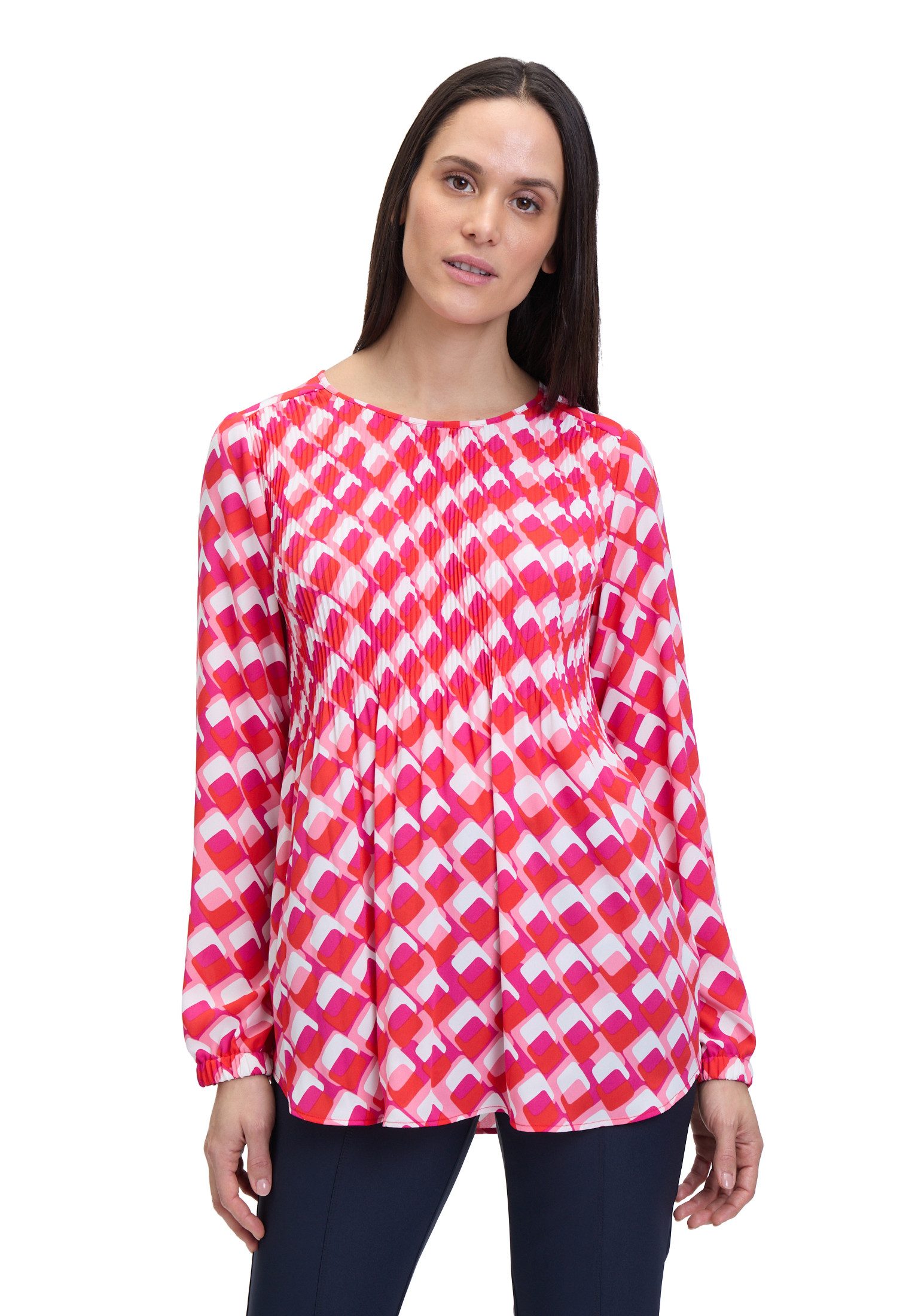 Schlupfbluse Betty Barclay Schlupfbluse mit Plissee