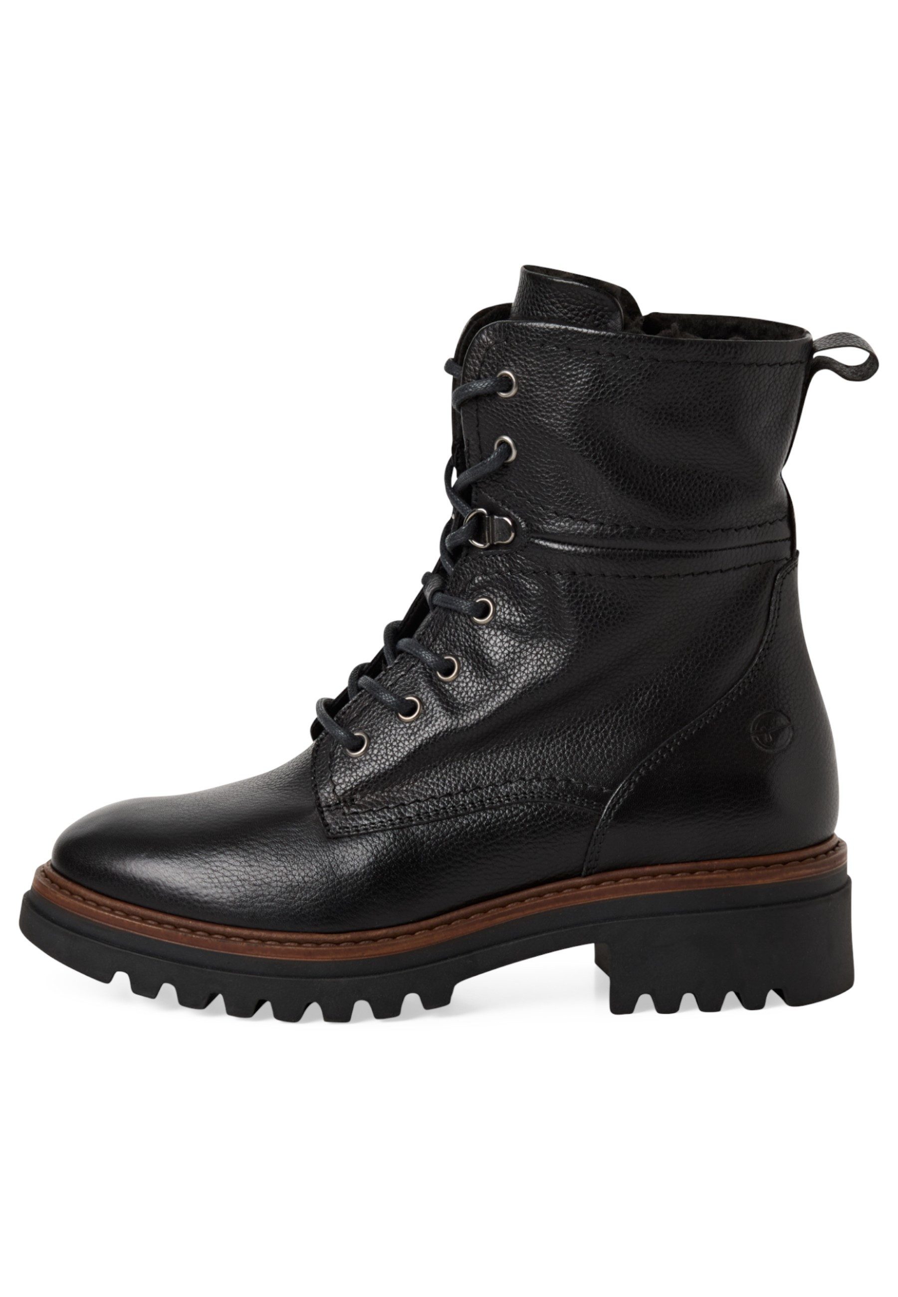Tamaris 1-26285-45 003 Black Leather Stiefelette