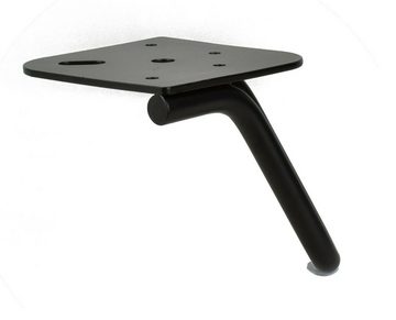 Prima-Online Möbelfuß Möbelfüße Möbelfuß Sockelfuß Schrankfuß Sofafuß Füße Schwarz 10 cm, (1-St)