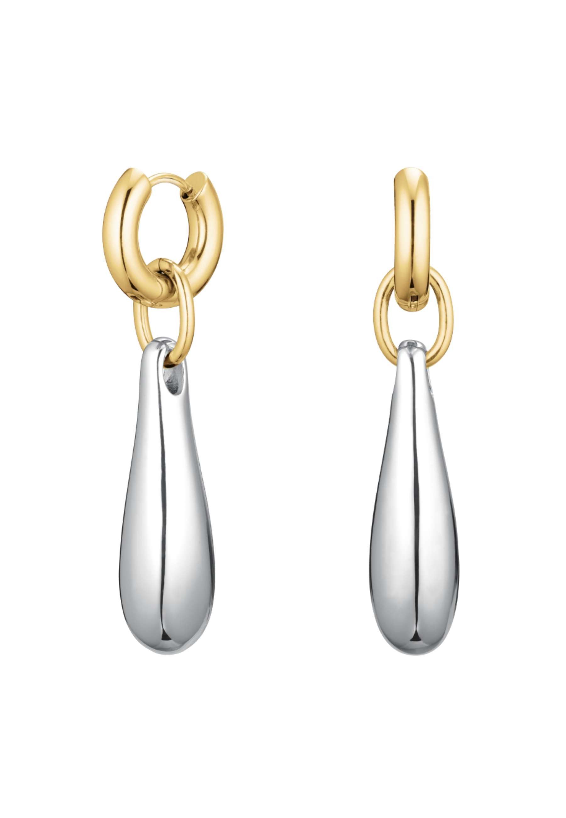 ROSEFIELD Ohrring-Set ROSEFIELD Kuppel Zweiton Tropfen Ohrringe für Damen Mehrfarbig