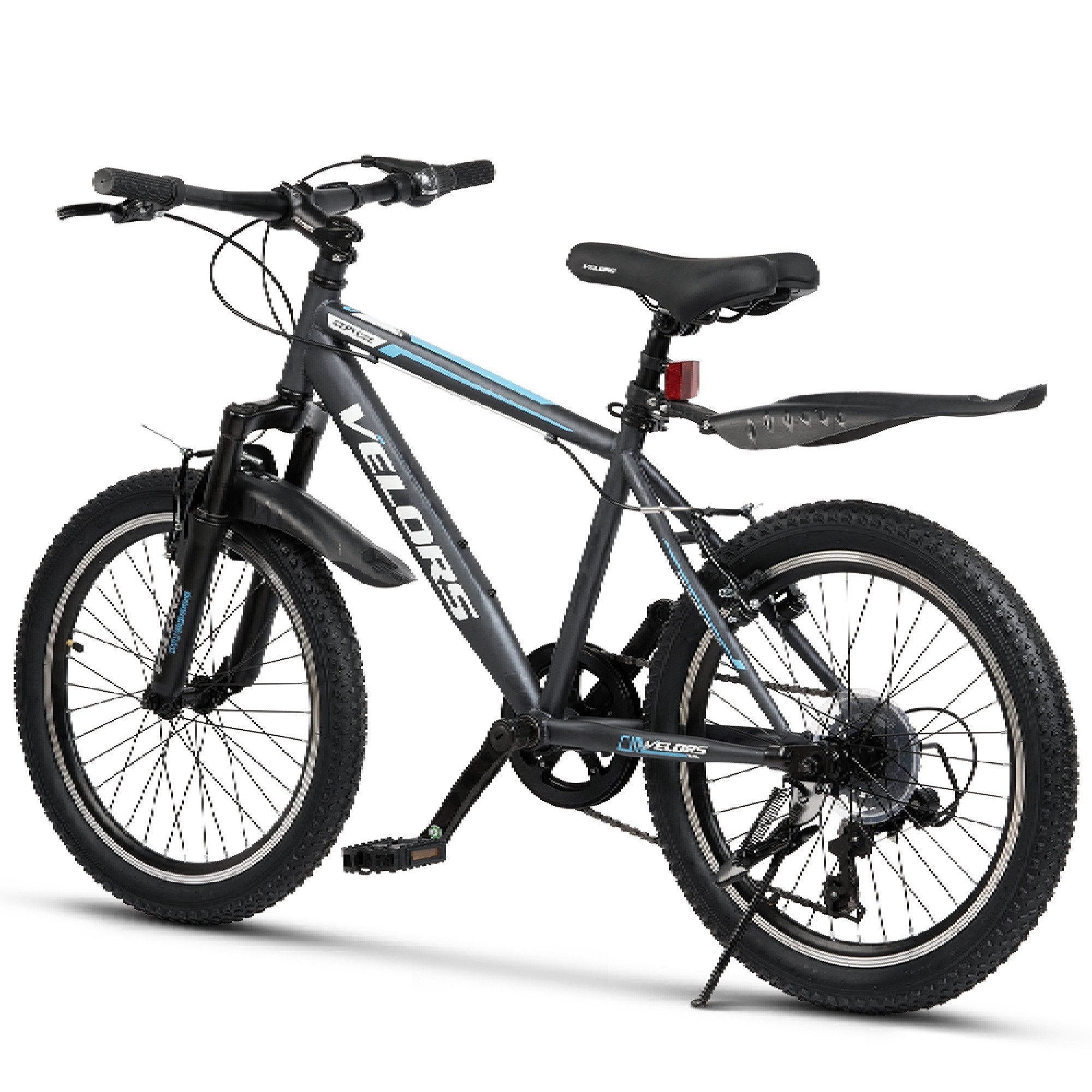 Velors Mountainbike 20, 24 Zoll Fahrrad Kinderfahrrad Mädchen und Jungen, 21 Gang Shimano Tourney Schaltwerk, Kettenschaltung, Hochwertiger Rahmen, Jugendfahrrad MTB Hardtail Fahrrad