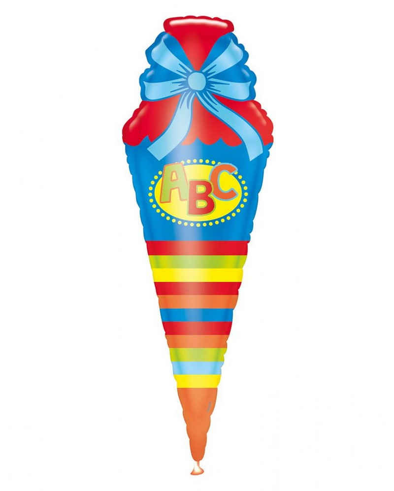 Horror-Shop Folienballon ABC Schultüte Folienballon als Geschenkidee für Sc