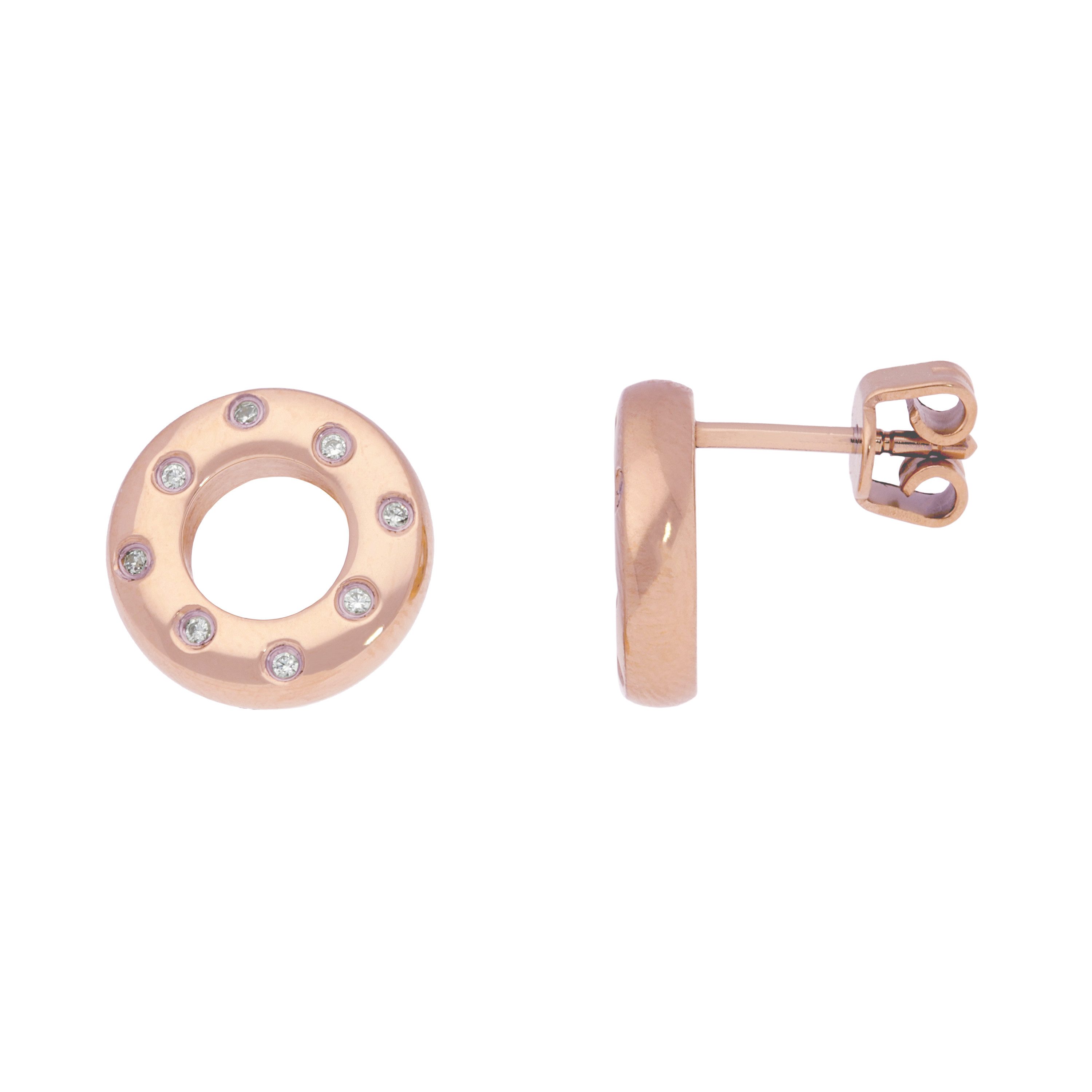 TITANIA Paar Ohrstecker Titanohrstecker, mit Zirkonia