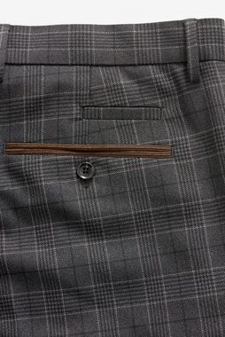 Next Anzughose Tailored-Fit-Anzughose mit kleinem Karomuster (1-tlg)