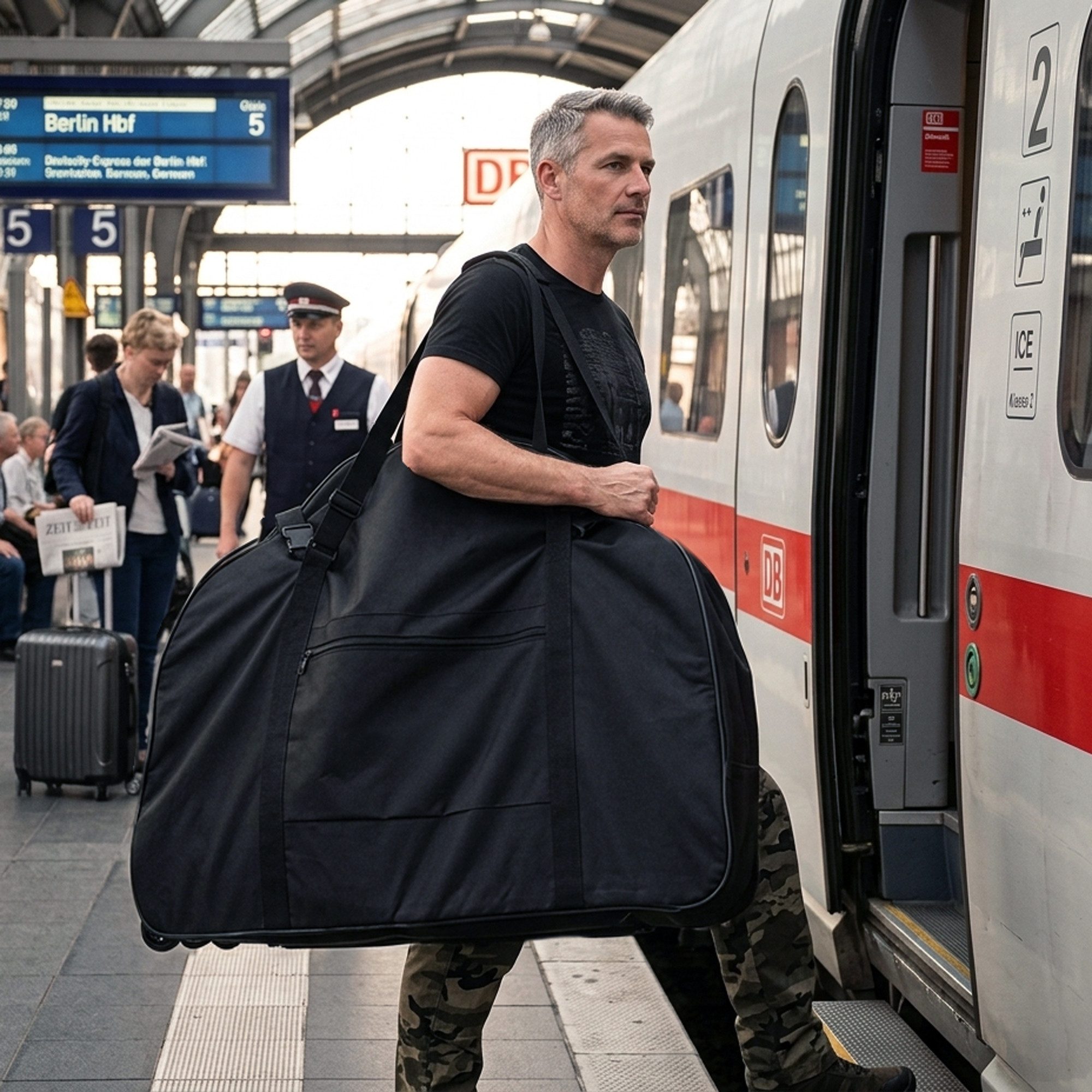 SachsenRAD Aufbewahrungstasche Faltrad-Transporttasche Premium für SachsenRAD F2 / F3 / F11 / F12, gefaltet 86 x 39 x 15 cm