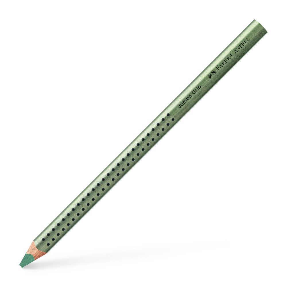 Faber-Castell Buntstift Faber-Castell Jumbo Grip Buntstift Green Metallic