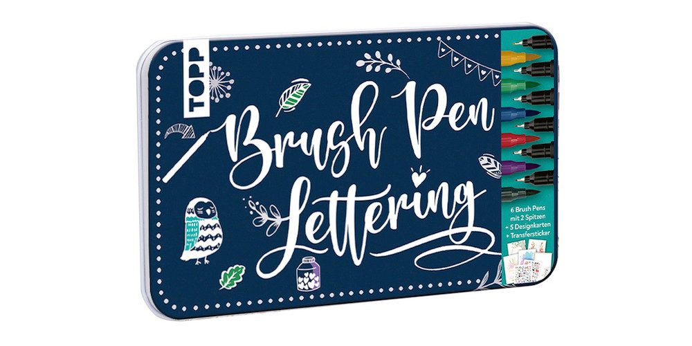 Kalligraphie-Stift Brush Pen Lettering Designdose
