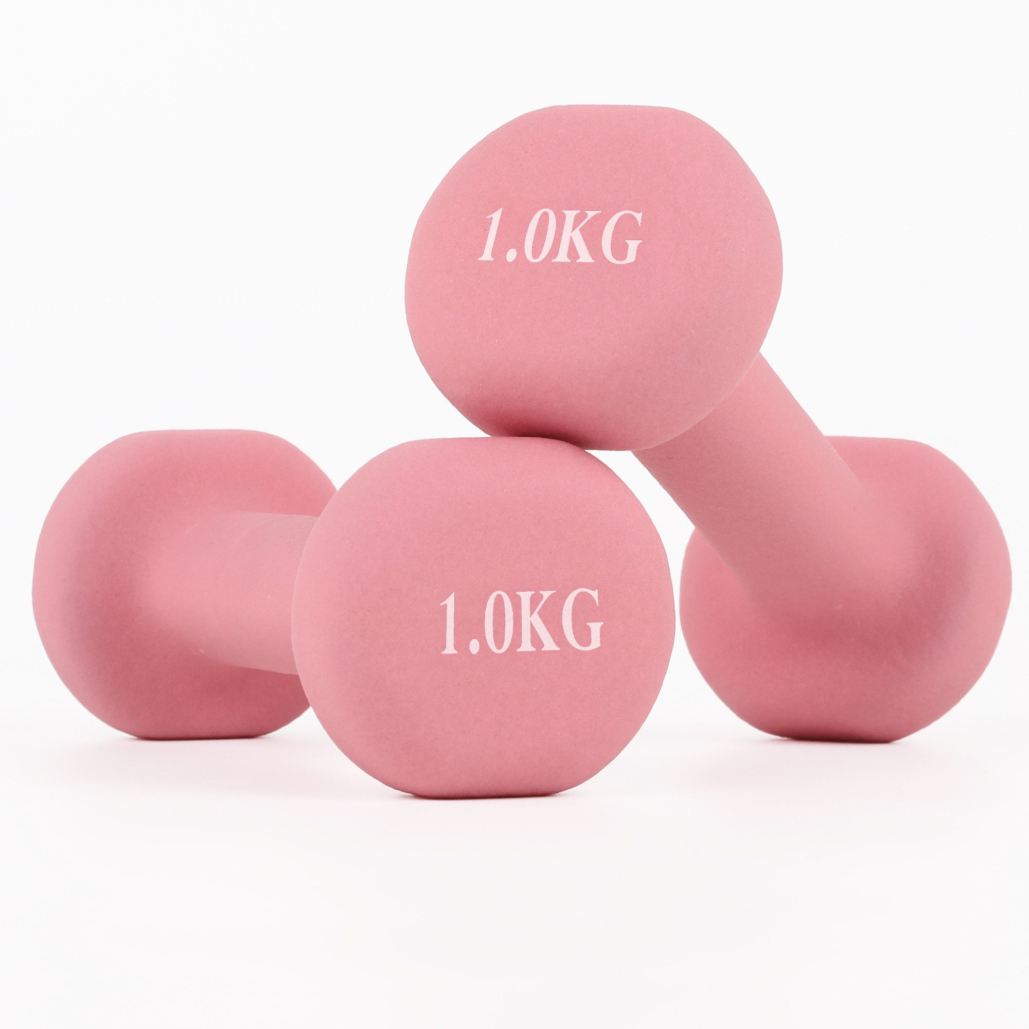 DAITORE Kurzhantel Hantelset, Neopren Hanteln Gewichte, 2er-Set, 1–3kg, (Sechseckig, Kurzhanteln, Hantelset), für Krafttraining und Fitnesskurse