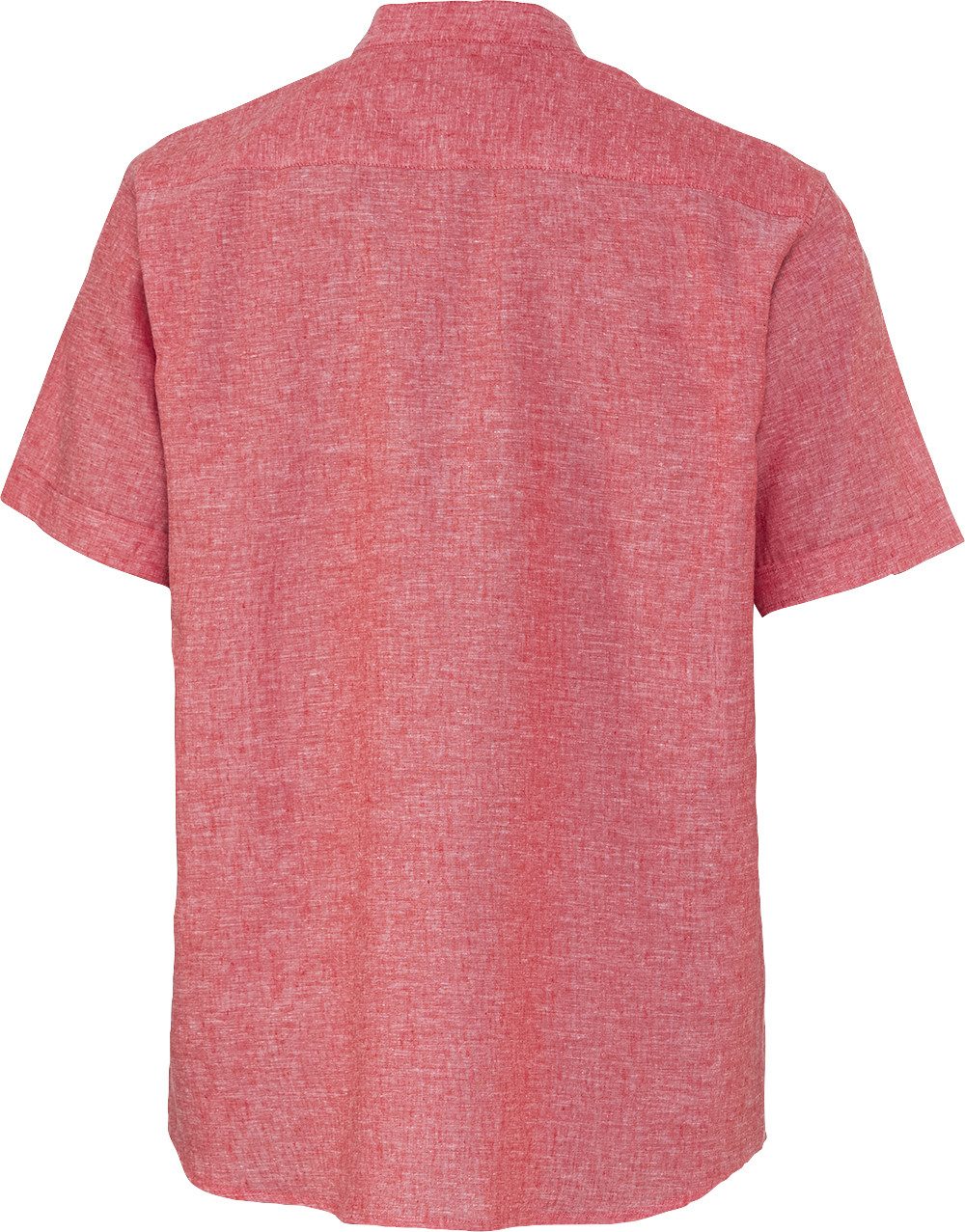 HENSON&HENSON Kurzarmhemd aus weichem Leinen-Baumwoll-Mix