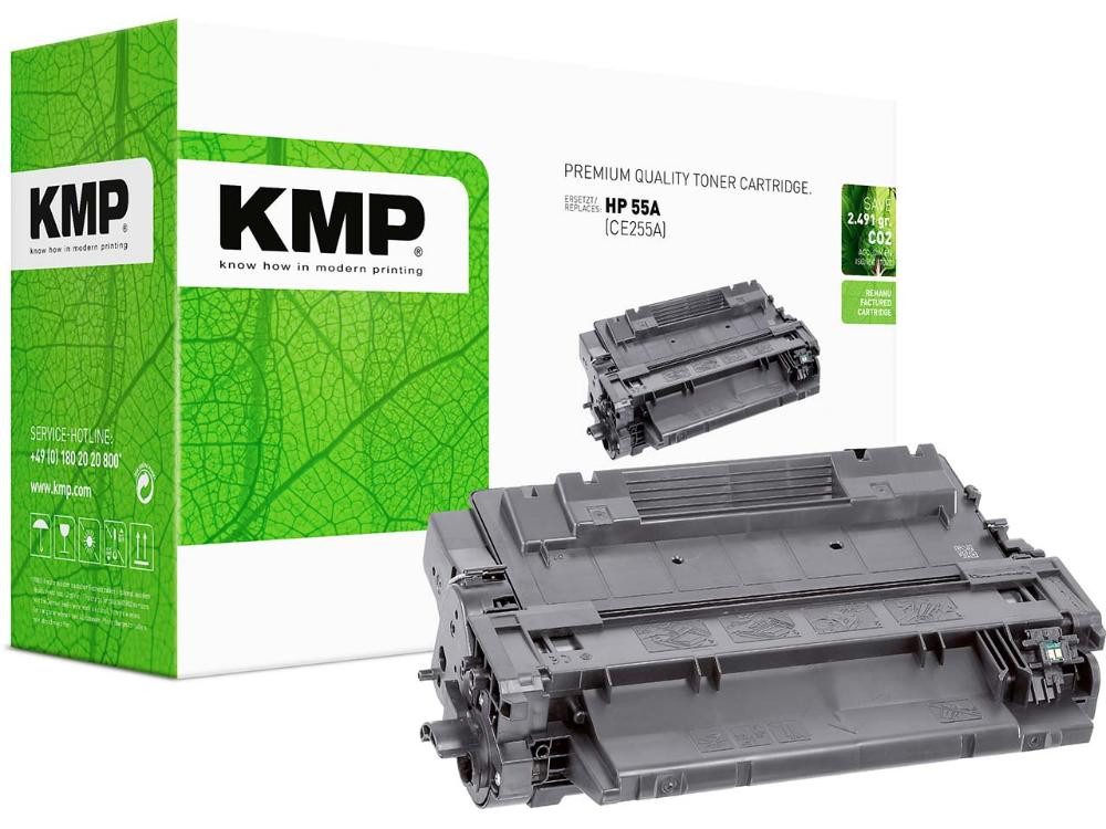 KMP Tonerpatrone KMP Druckkassette ersetzt hp CE255A, Nr. 55A schwa