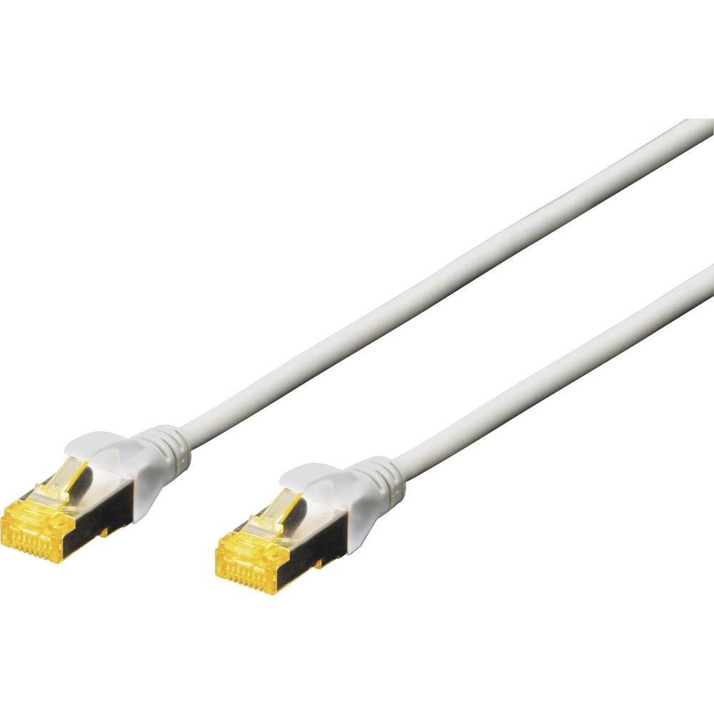 Digitus Professional CAT 6A S-FTP Patchkabel, Cu, LSZH, AWG 26/7 DK-1644-A-100 LAN-Kabel, (10.00 cm), Halogenfrei, verdrillte Paare, mit Rastnasenschutz, Flammwidrig