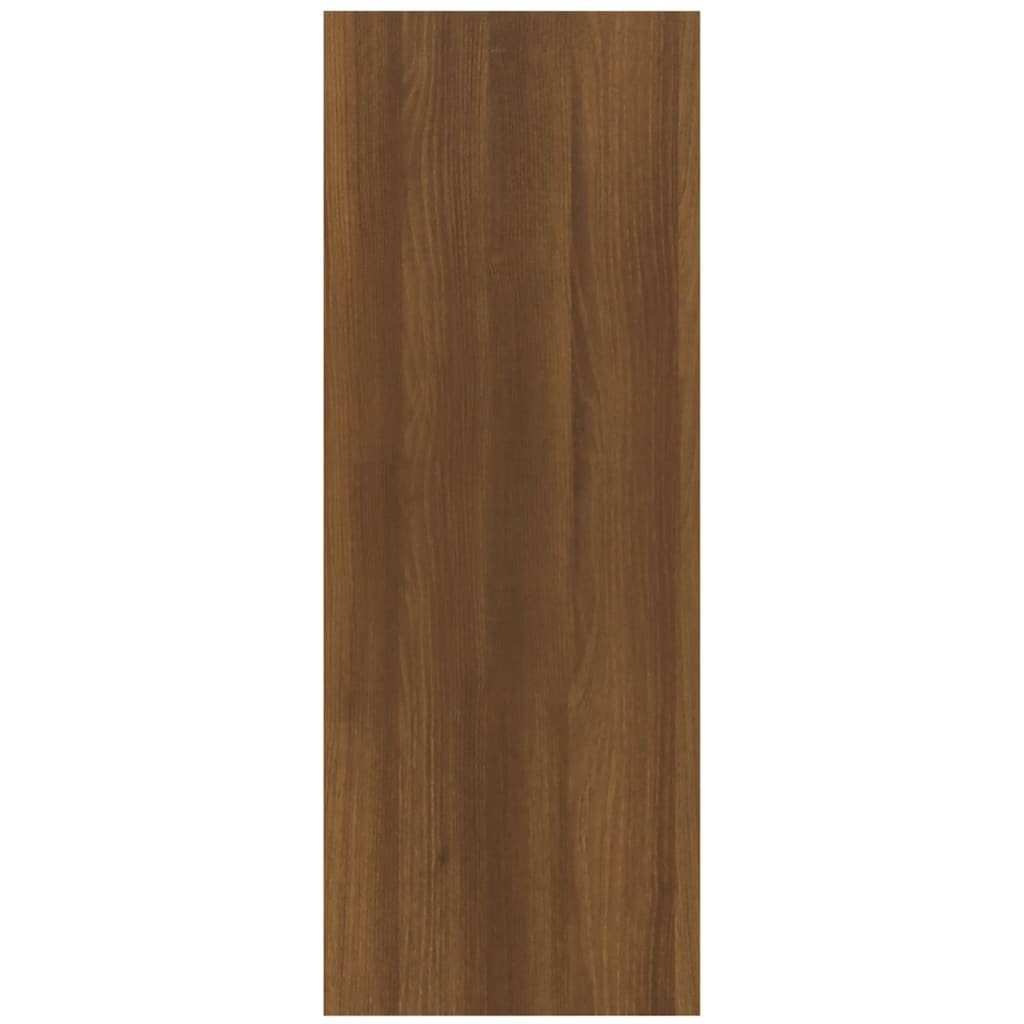 furnicato Beistelltisch Konsolentisch Braun Eichen-Optik Holzwerkstoff cm 78x30x80 (1-St)