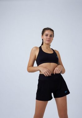 SPORTKIND Funktionsshorts Advantage Tennis Shorts mit Ballhalter Mädchen & Damen schwarz