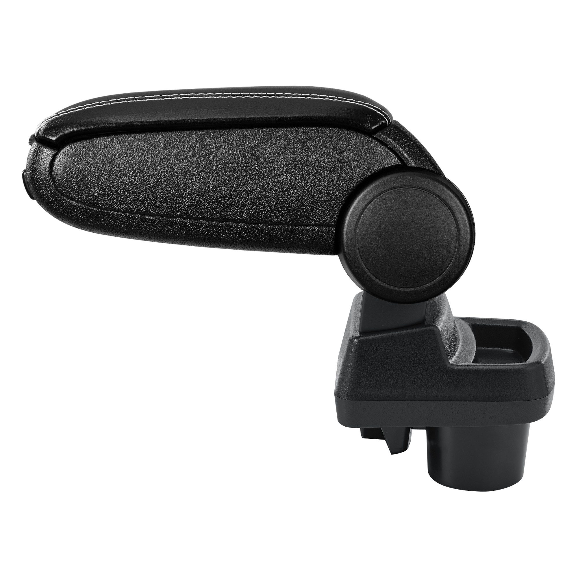 pro.tec Armlehne, Opel Corsa F (2019) mit Fach Kunstleder Schwarz mit weißen Nähten