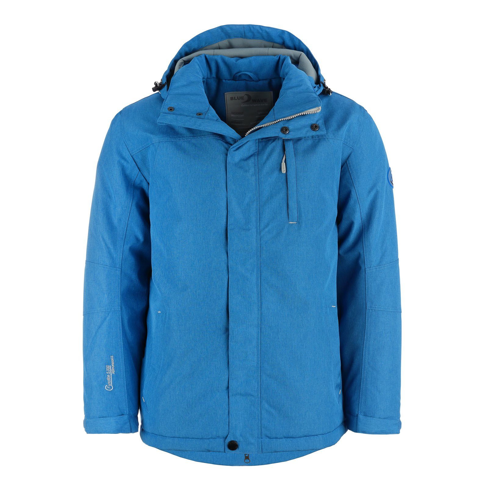 royalblau Kapuze mit Chris Herren abnehmbarer Wave - Outdoorjacke Funktionsjacke Blue Jacke