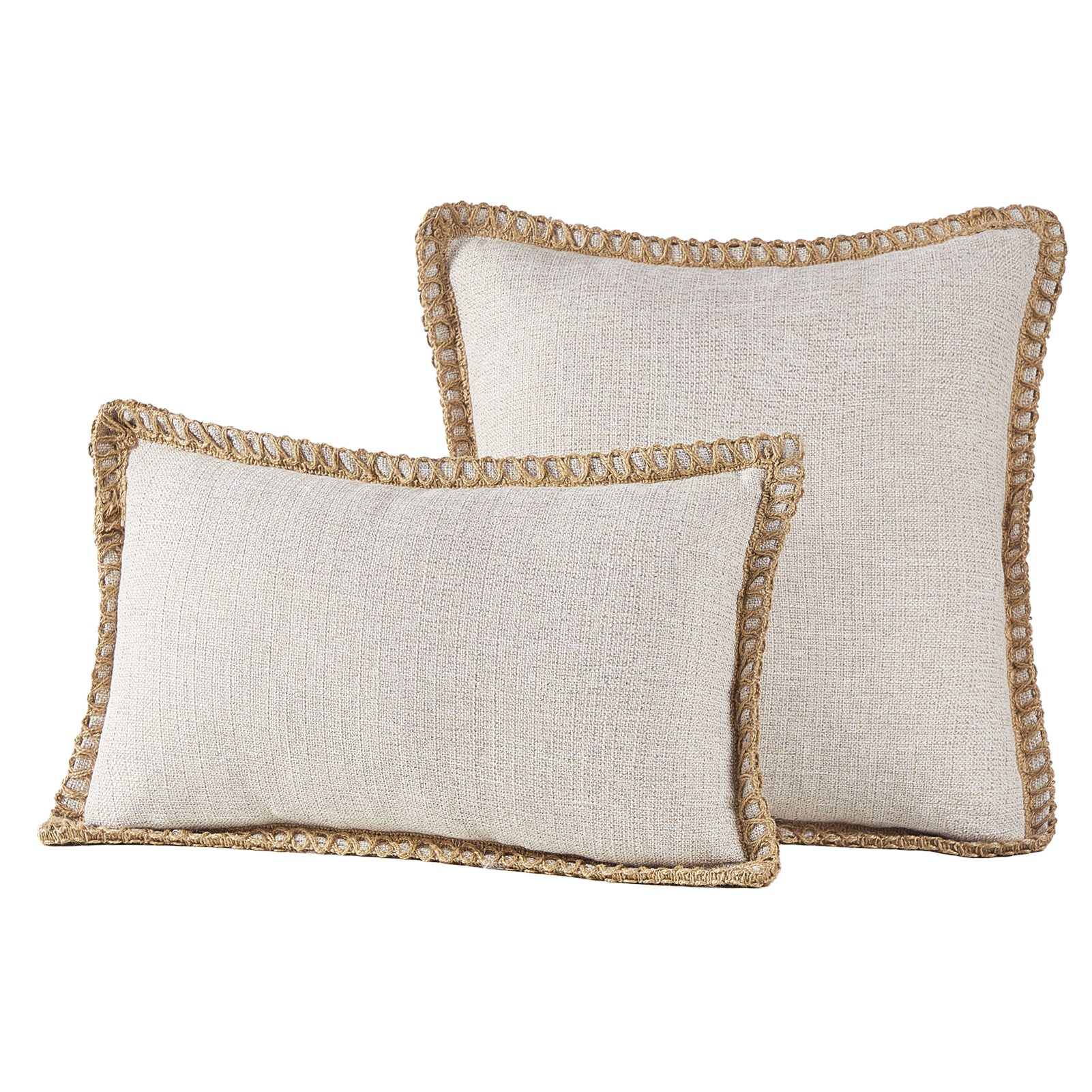 Interior by Hakito Dekokissen 2er Set Kissenbezug inklusive Füllkissen Kissen Füllung Cleo, Kissenhülle mit Füllung, Set, mit Füllung, mit Innenkissen, Füllkissen