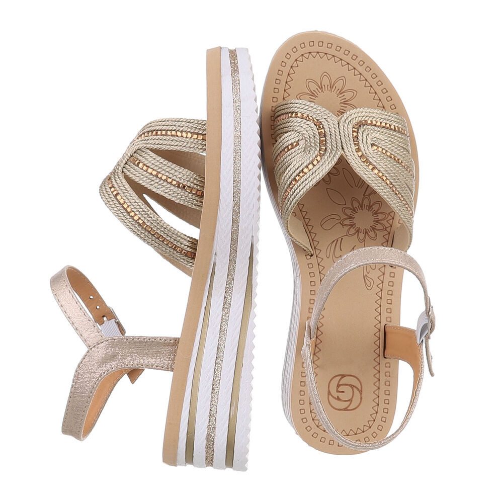 Ital-Design Damen Freizeit Plateausandaletten (86526980) Keilabsatz/Wedge günstig online kaufen