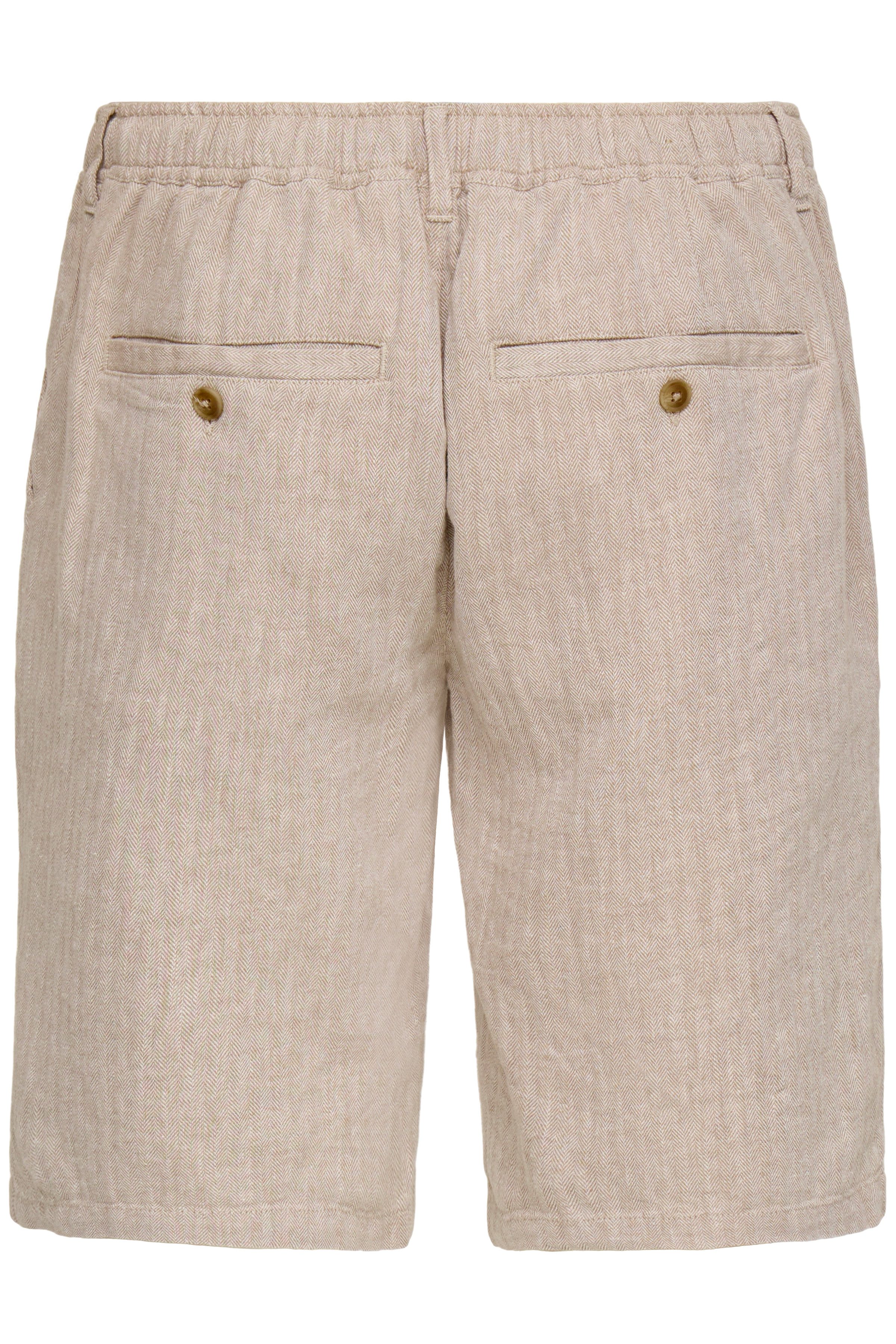 Blend Bermudas BHMARCO REG WOVENSHORTS aus Leinen und Baumwolle, Basic Passform, kniefrei
