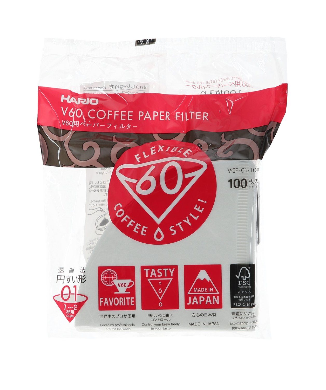 Hario Papierfilter, Papier
