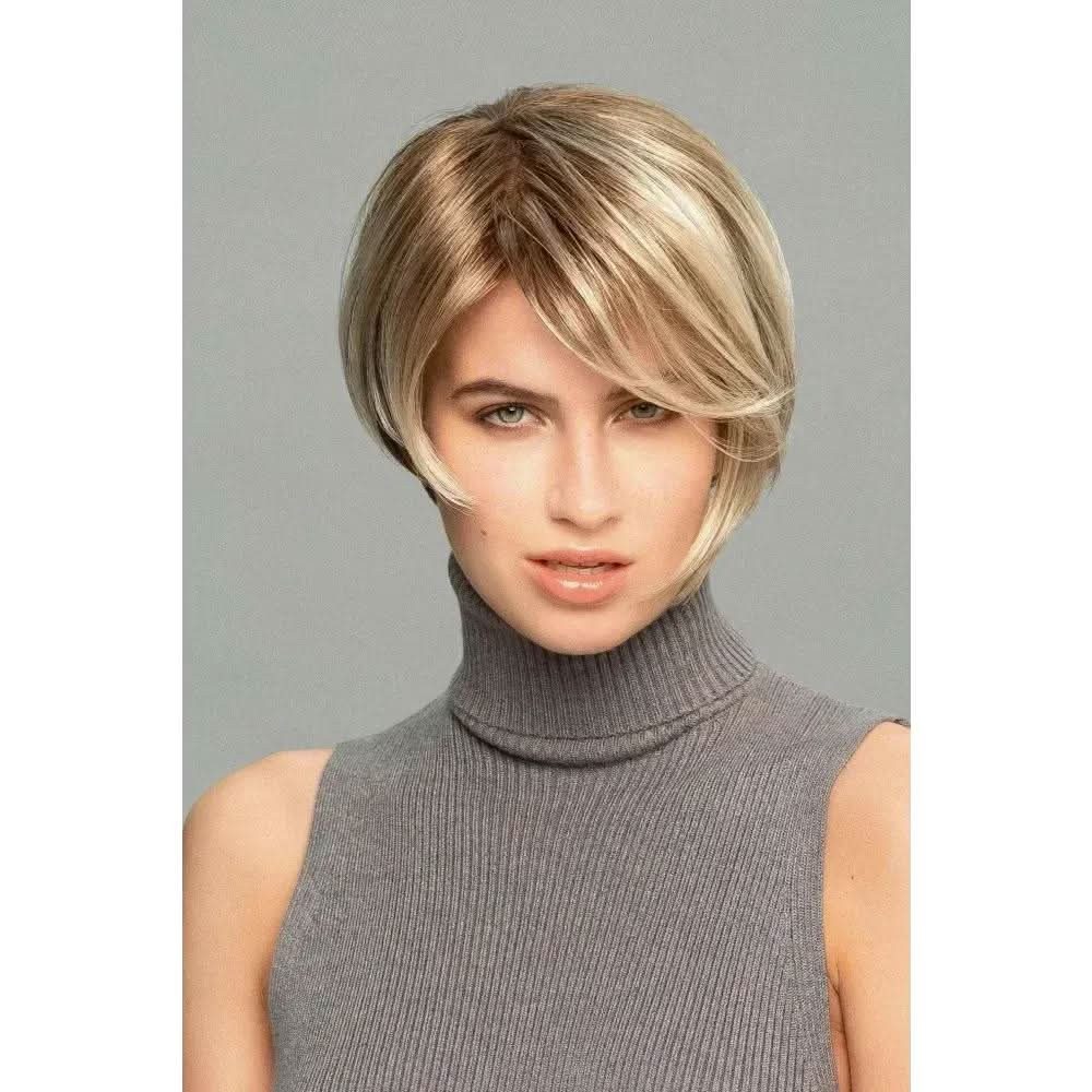 Gisela Mayer Kunsthaarperücke Gisela Mayer Vicky Extra Mono Lace, Mit natürlichem Monofilament-Oberkopf und unsichtbarer Lace Front.