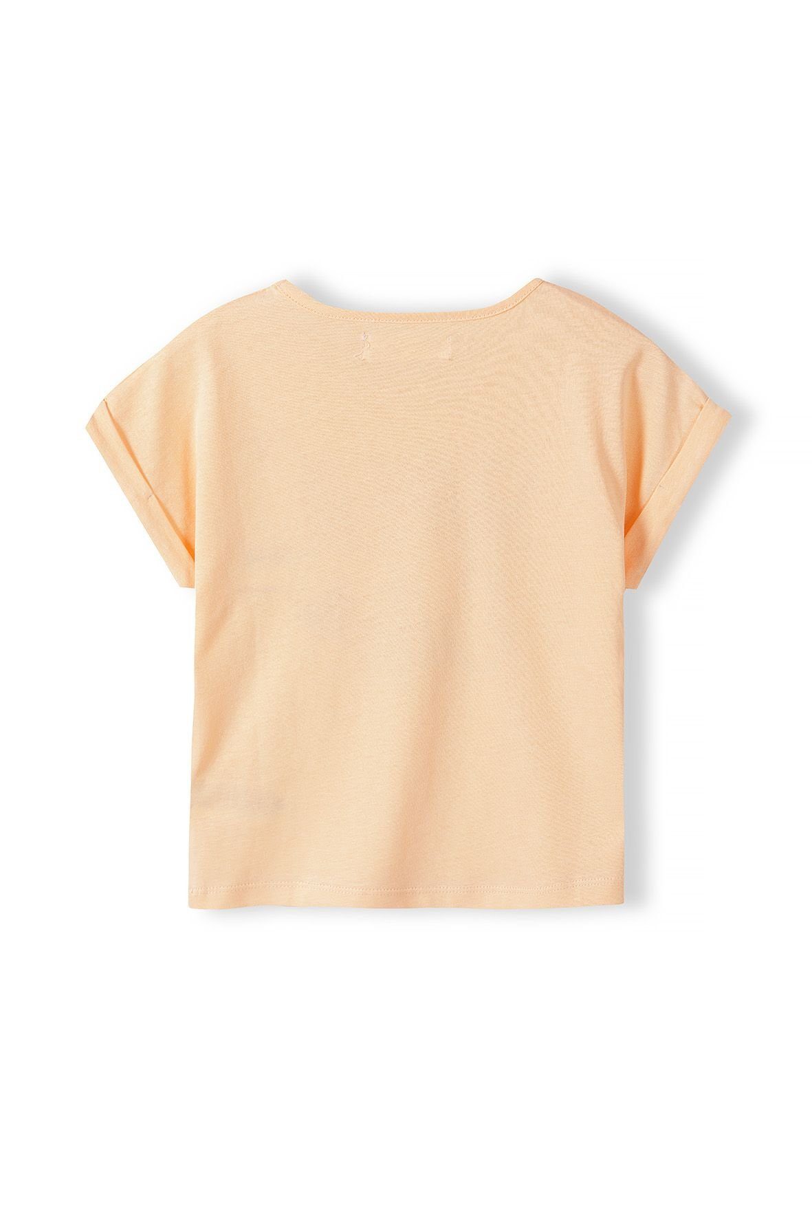 MINOTI T-Shirt Orange Aufdruck T-Shirt (1y-8y) Modisches mit