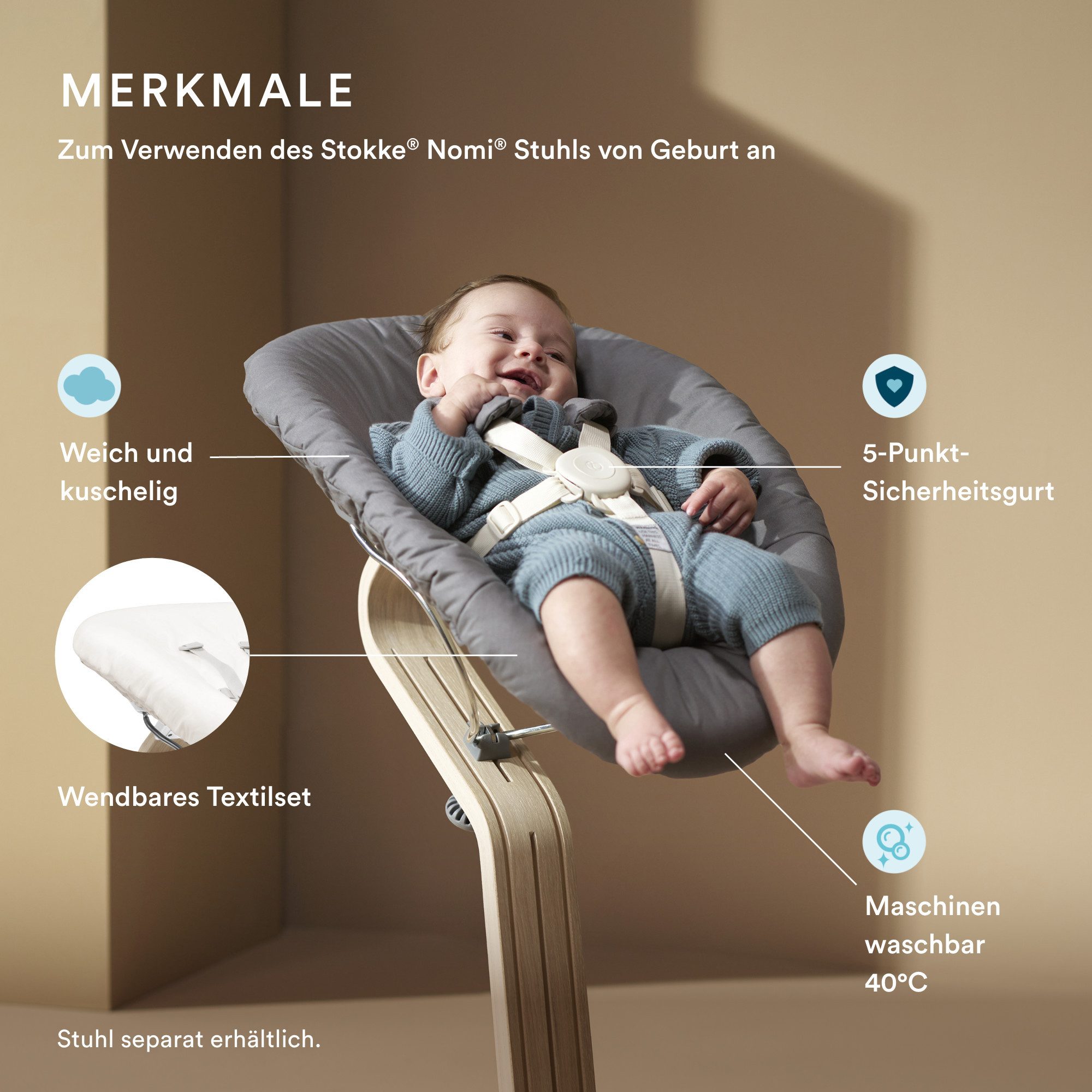 Stokke Hochstuhlaufsatz Nomi® Newborn Set