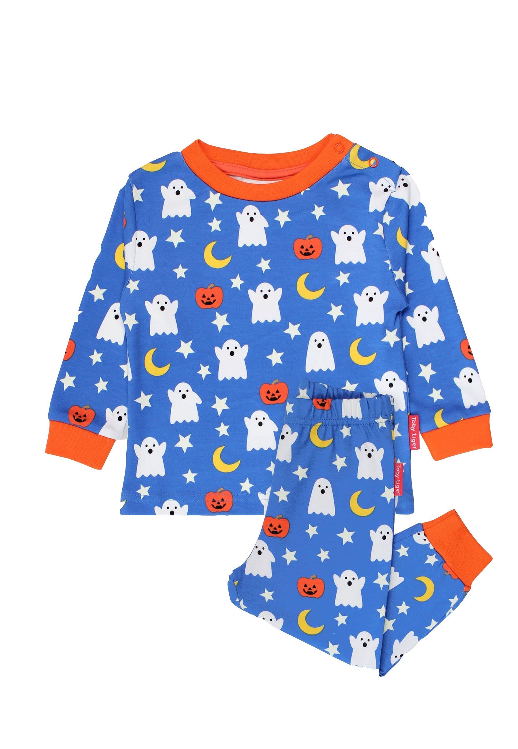 Toby Tiger Schlafanzug Zweiteiliger Schlafanzug mit Halloween Print