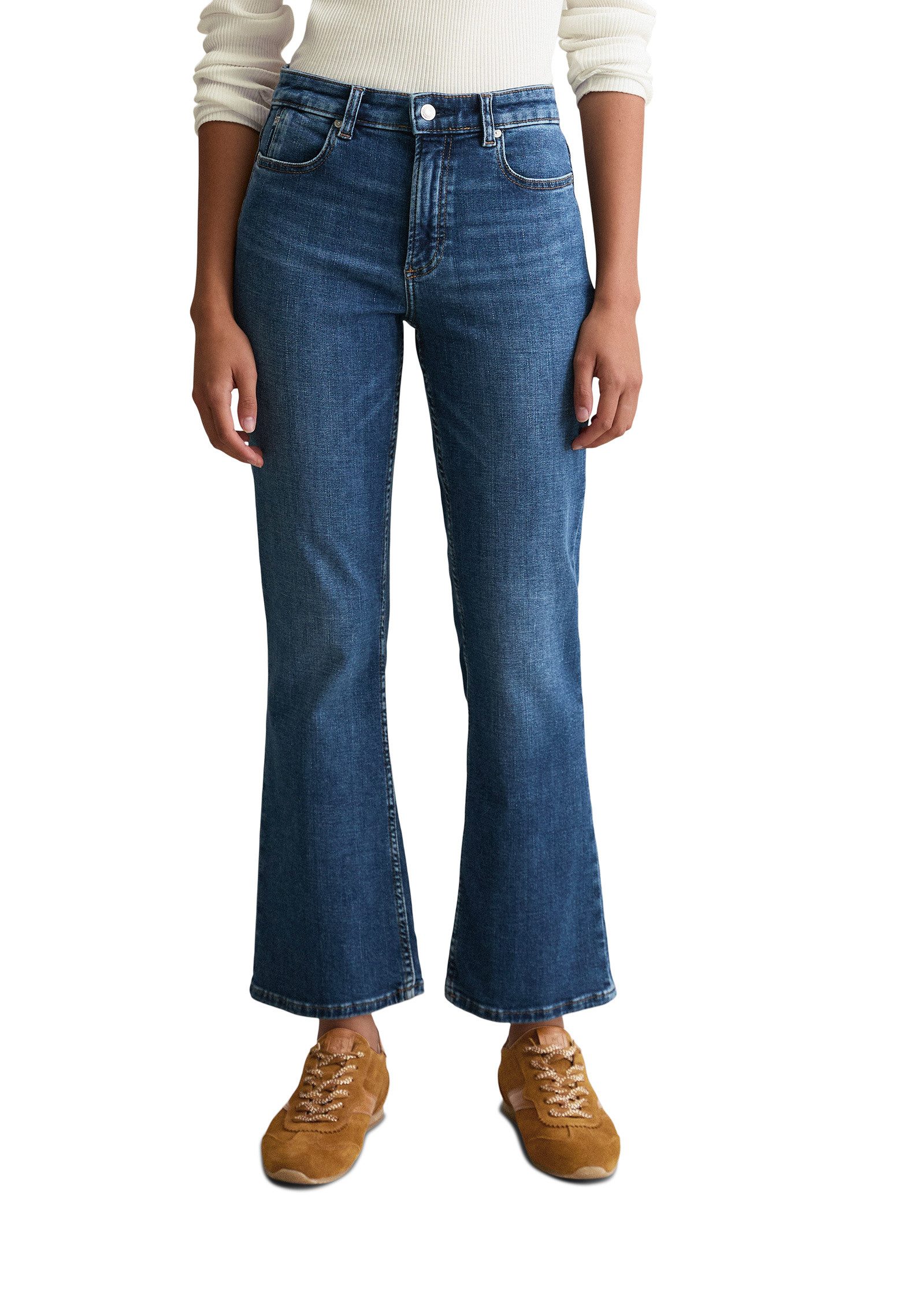 Marc O'Polo DENIM Bootcut-Jeans aus Organic Cotton Stretch günstig online kaufen
