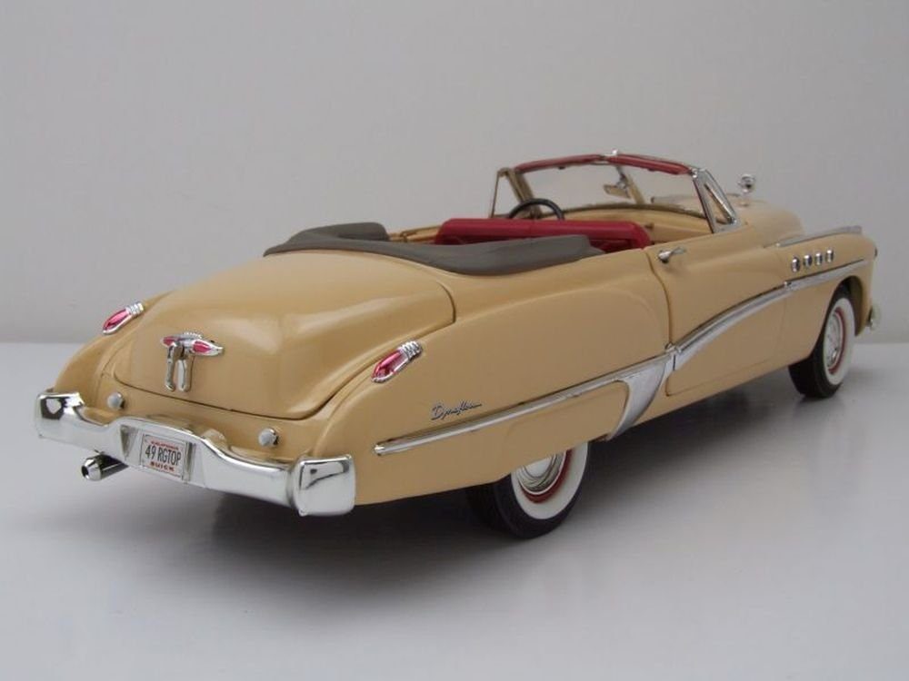 Motormax Modellauto Buick Roadmaster Convertible 1949 creme, Maßstab 1:18