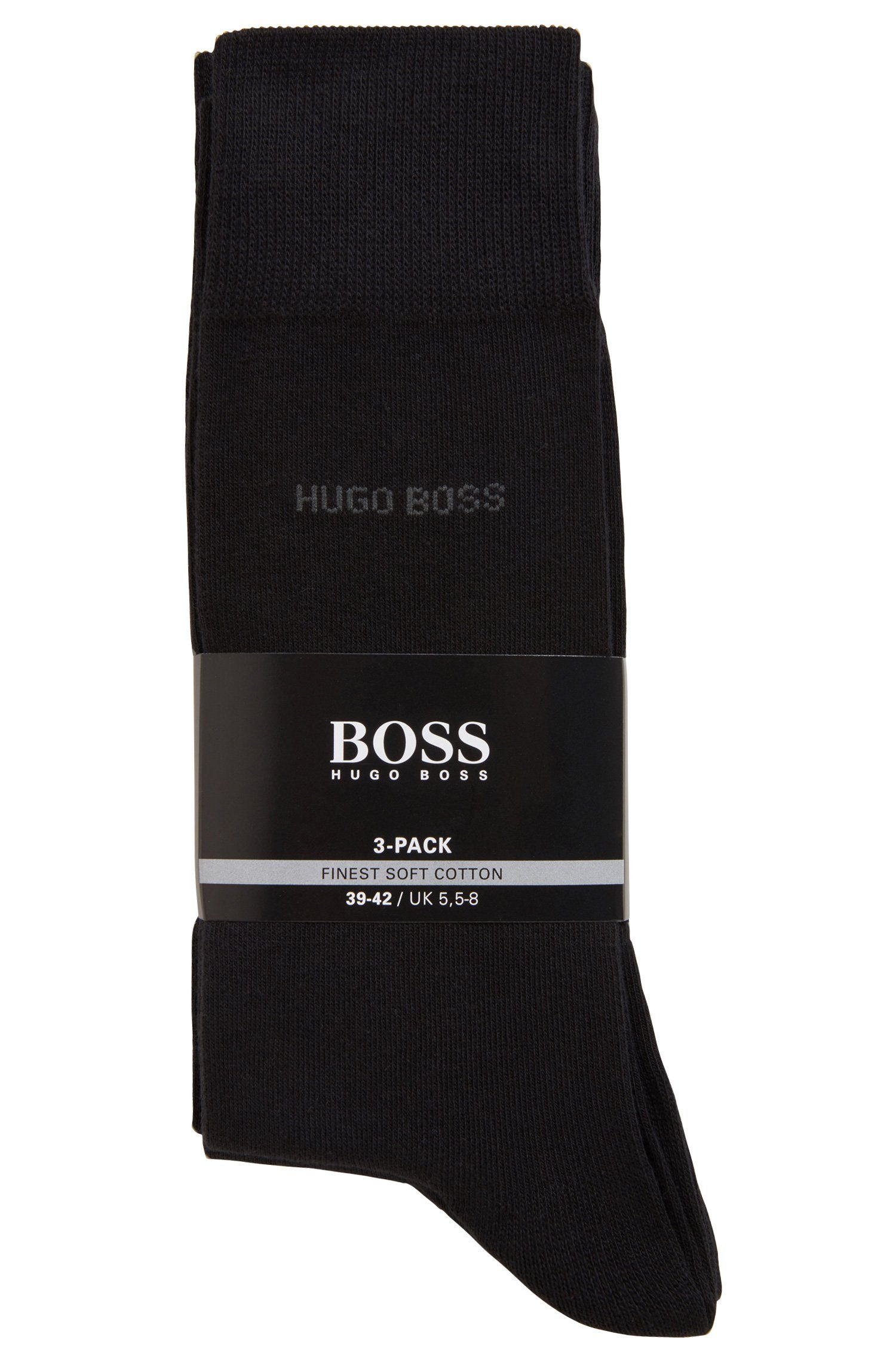 BOSS Businesssocken »Men's Hosiery Finest Soft Cotton RS SP« (6er-Pack,  6-Paar, 6 Paar) klassisch-elegante Herren Socken im Vorteilspack