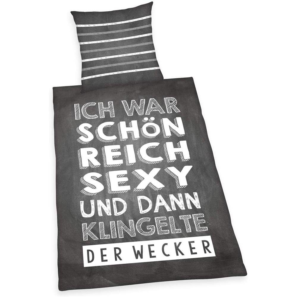 Wendebettwäsche Young Collection, "Ich war schön, reich …", Herding