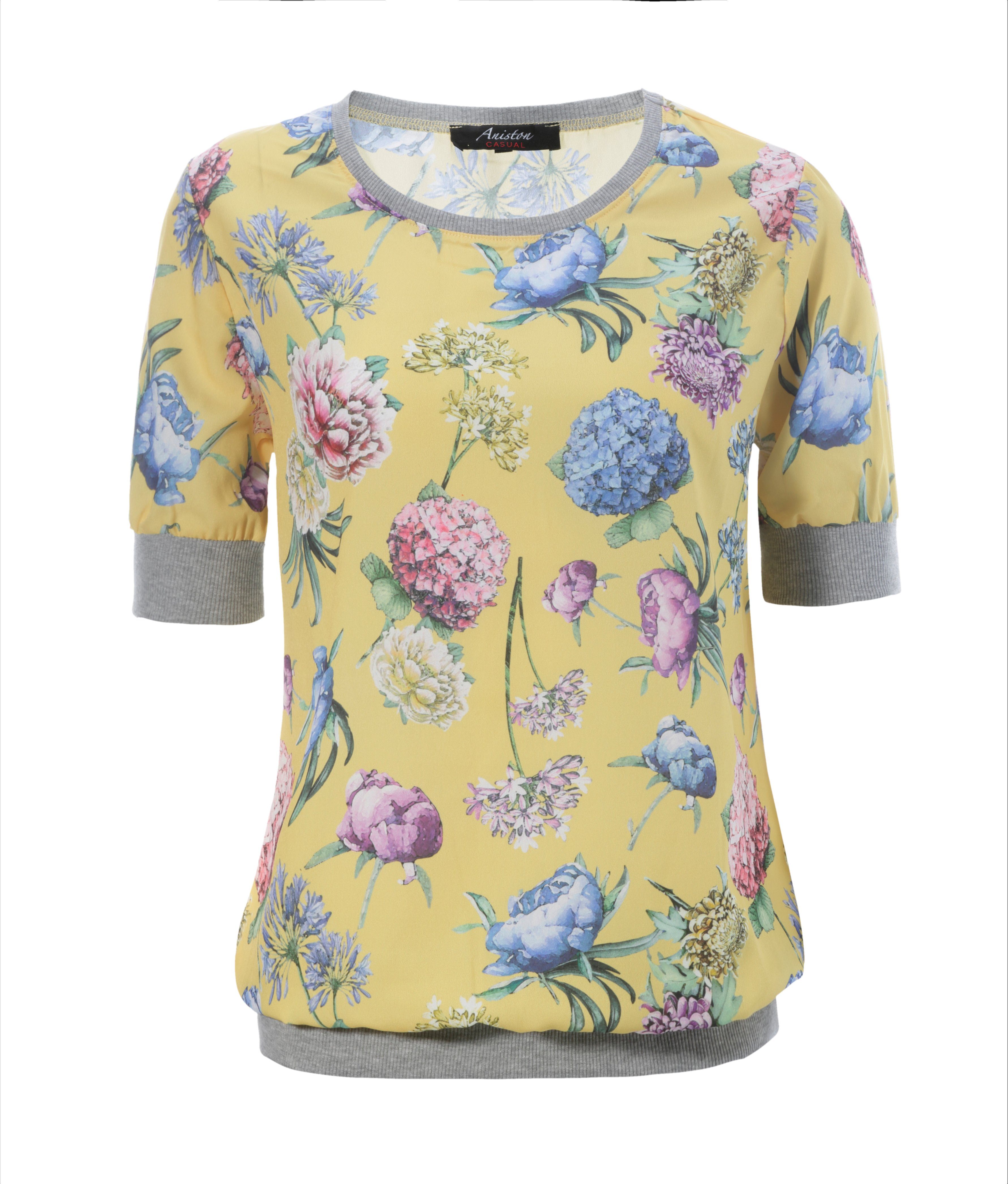 New Collection Bluse DAMEN Hemden & T-Shirts Print Rabatt 81 % Gelb L 