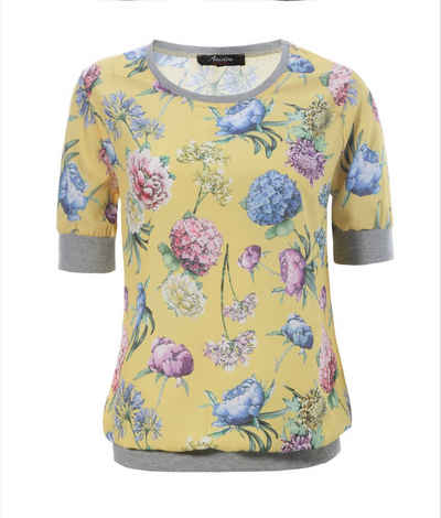 Aniston CASUAL Shirtbluse mit sportiven Rippbündchen