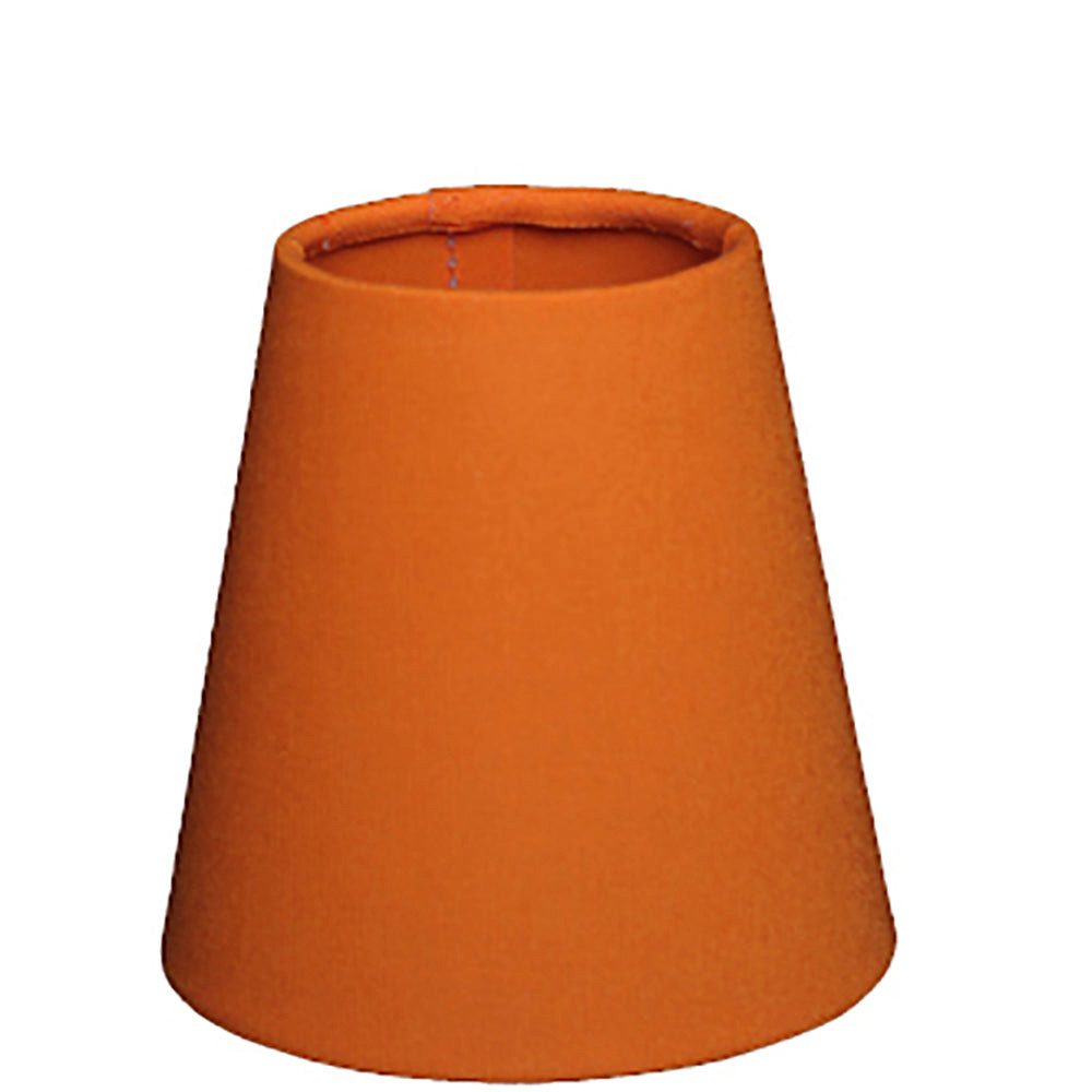 Dirk Davids Leuchten GmbH Lampenschirm Lampenschirm Aufstecker Orange Kronleuchter Klemmschirm