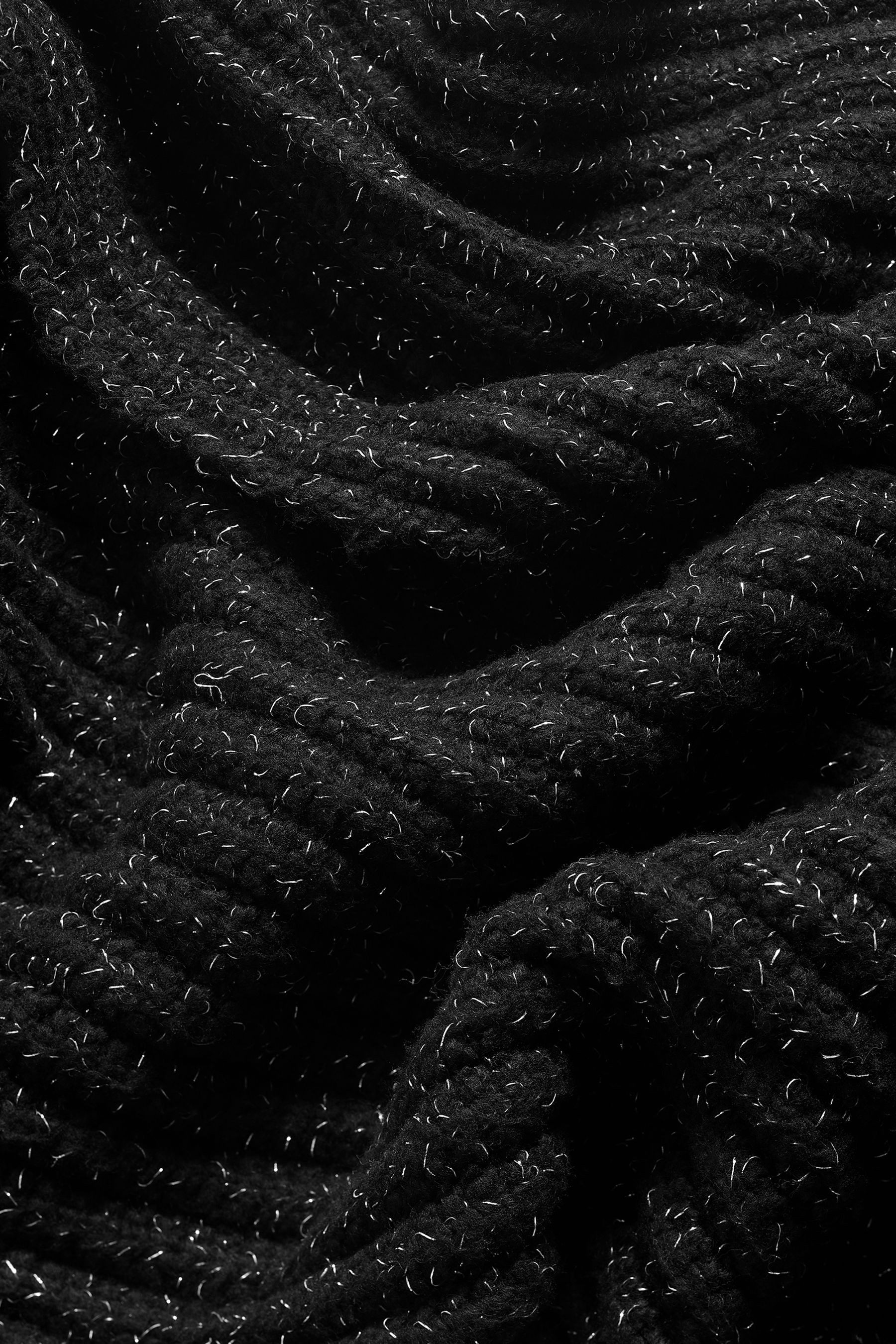 LIPSY Strickschal Lipsy Glitzernder, gerippter Schal, (1-St) günstig online kaufen