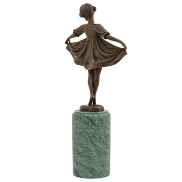 Aubaho Skulptur Bronze Skulptur nach Ferdinand Preiss (1882-1943) Kopie Lilli Art-Deco