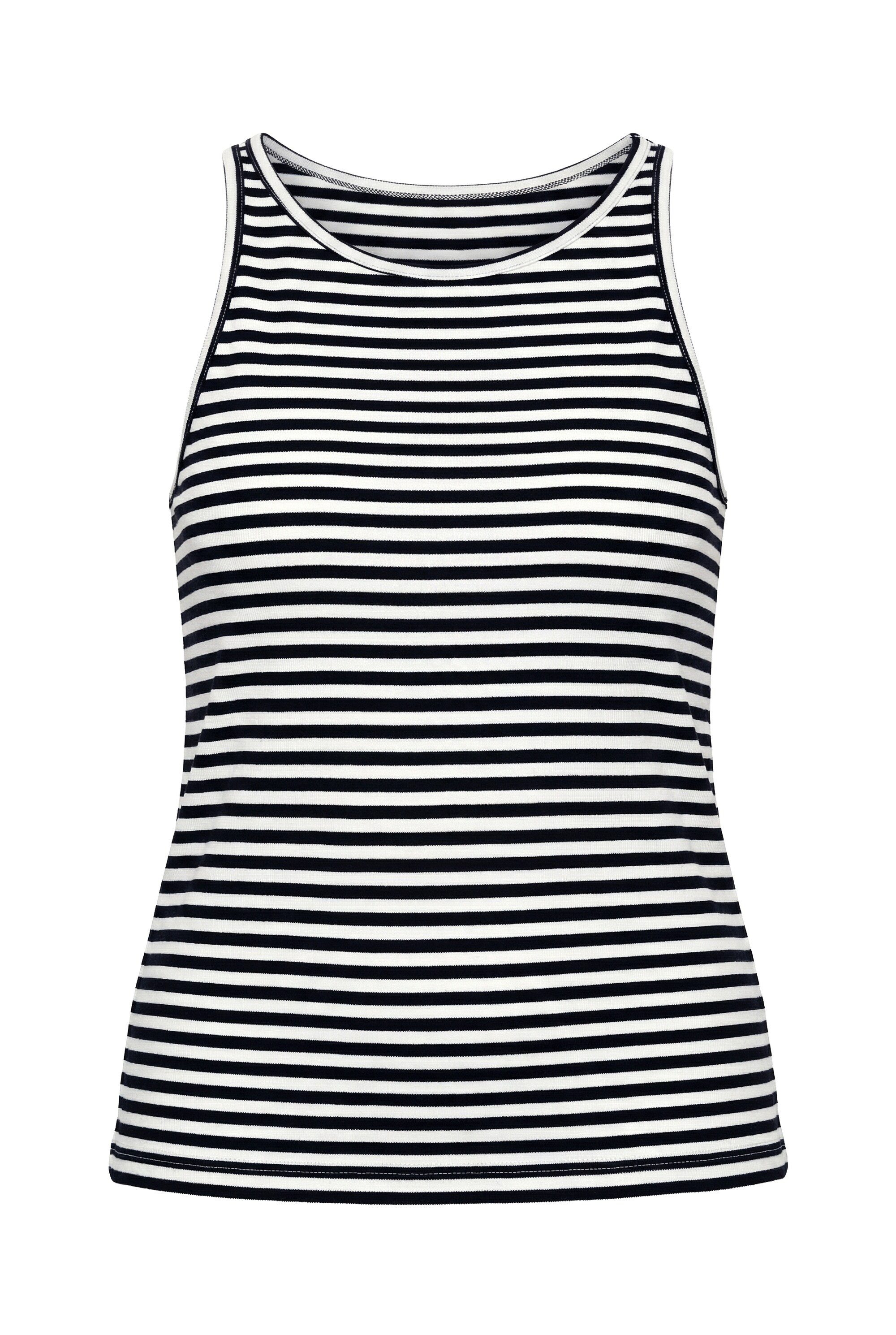 Angel of Style Longtop Ringeltop Rippjersey Rundhalsausschnitt.