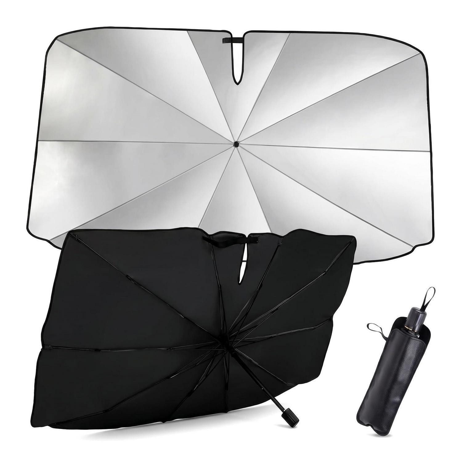 LuxusKollektion Frontscheibenabdeckung Sonnenschirm Auto Windschutzscheibe Großausführung, 80 x 1.5 cm, (1-St)