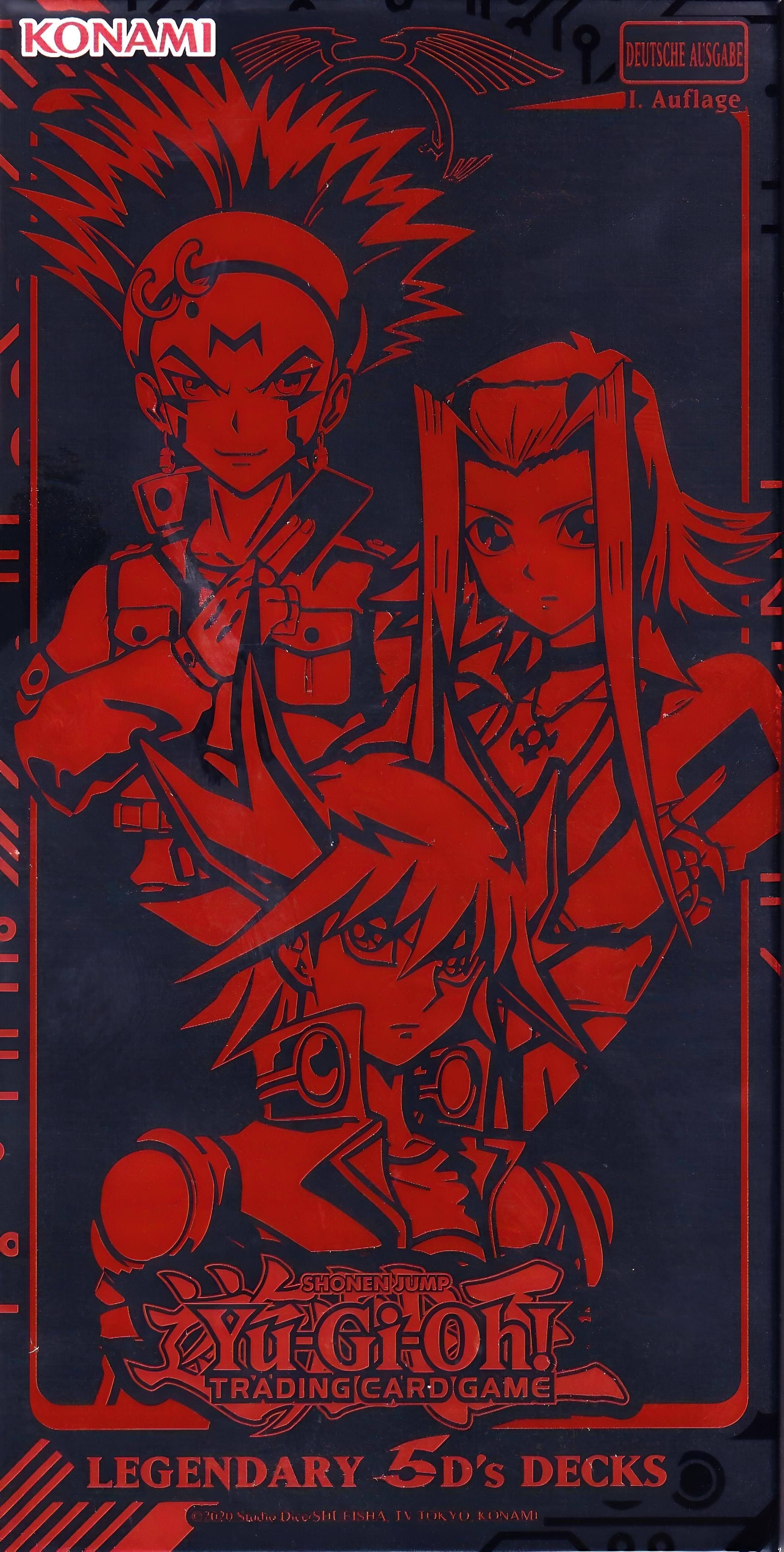 Konami Sammelkarte Yu-Gi-Oh ! Legendary 5D’s Decks DE