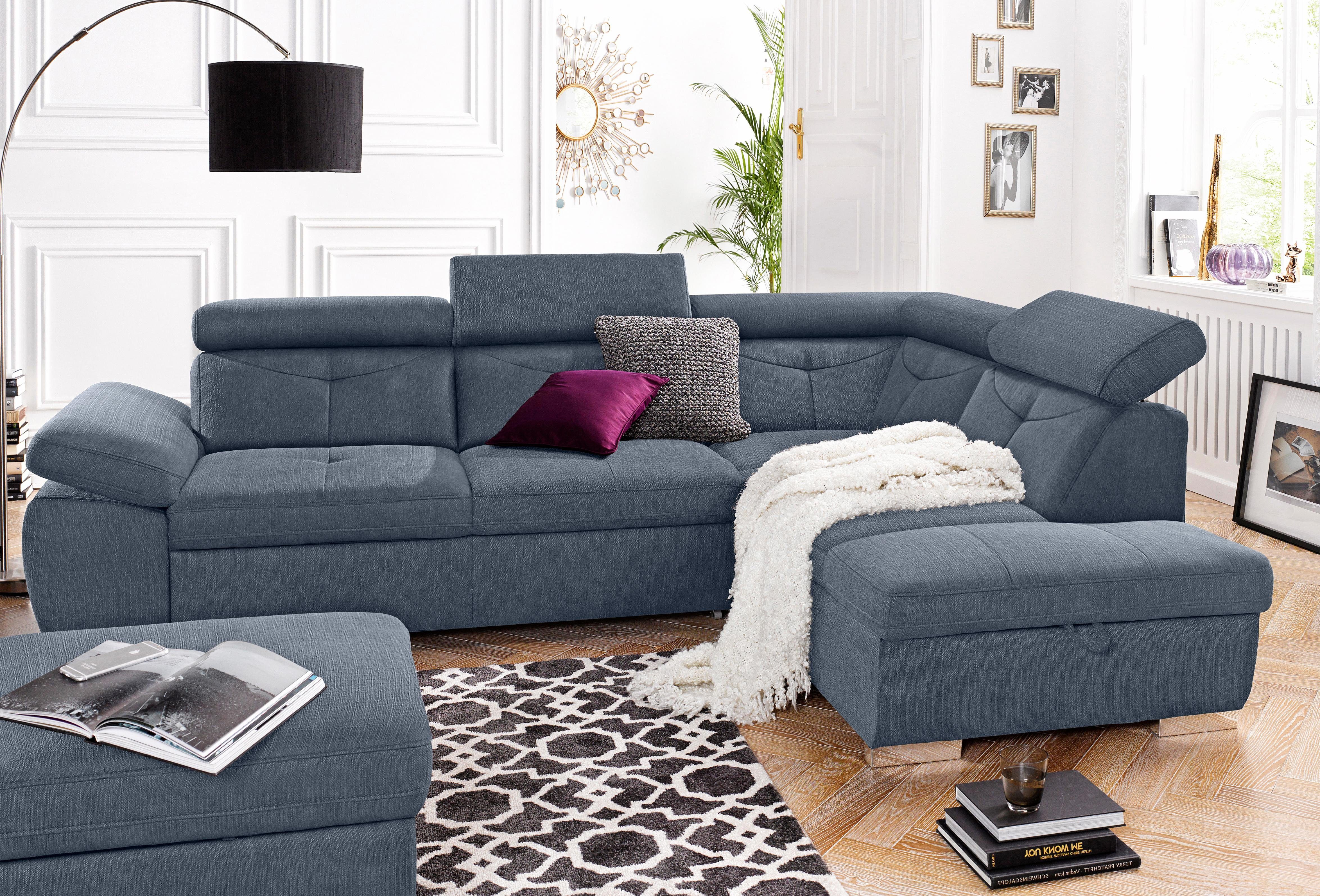 exxpo - sofa fashion Ecksofa Spring, super bequem und komfortabel mit Armte günstig online kaufen